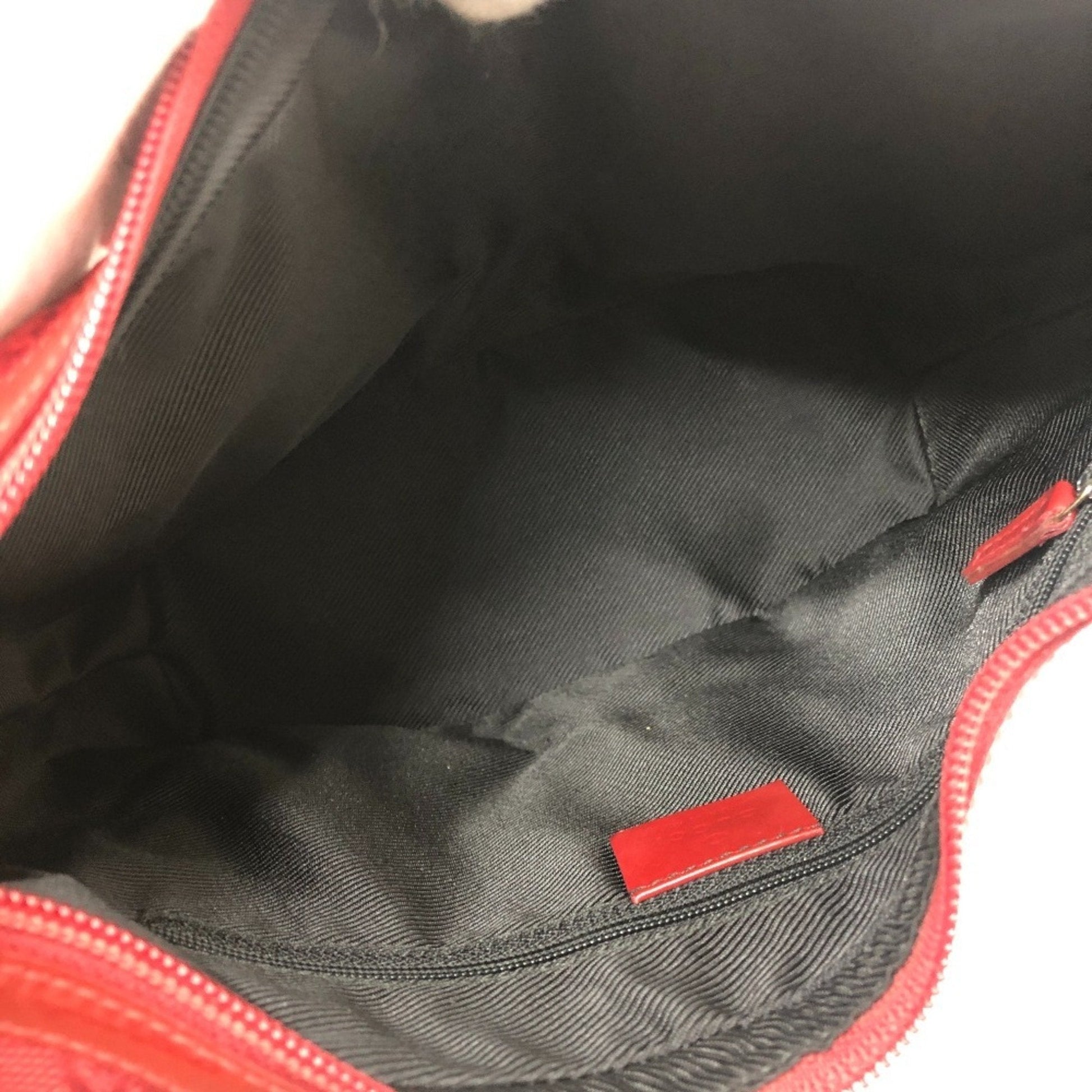 Gucci Gg Canvas Red Color Gg Canvas Handbag Shoulder Bag