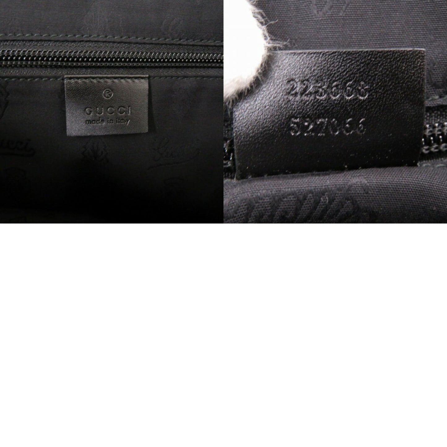 Gucci Black Pvc Tote Bag
