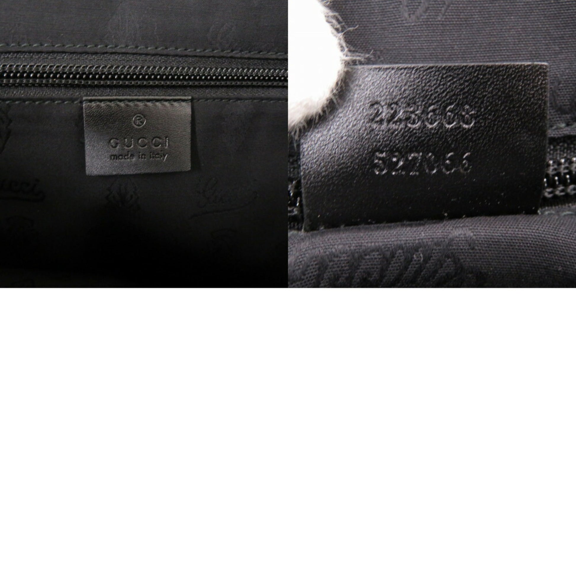 Gucci Black Pvc Tote Bag