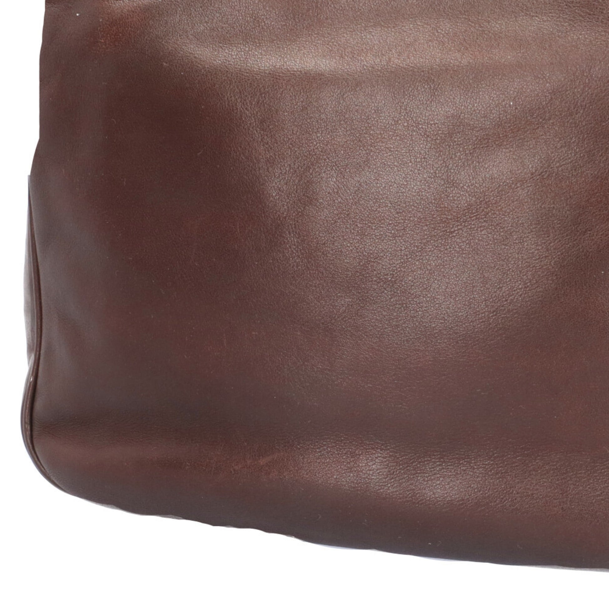 Gucci Brown Leather Shoulder Bag