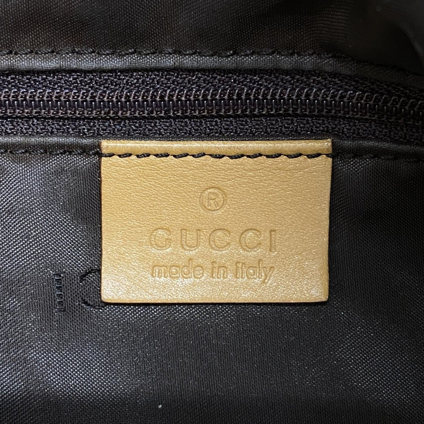 Gucci Brown Canvas Handbag