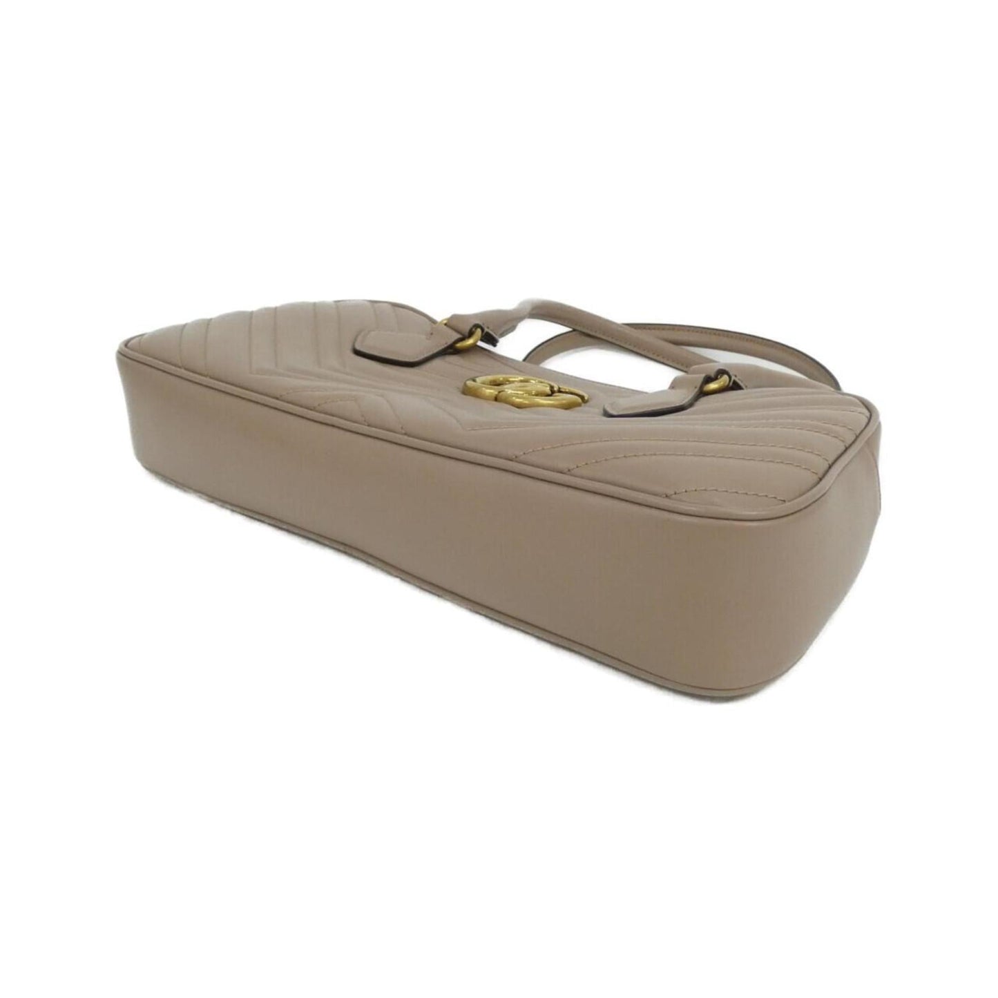 Gucci Beige Quilting Leather Shoulder Bag