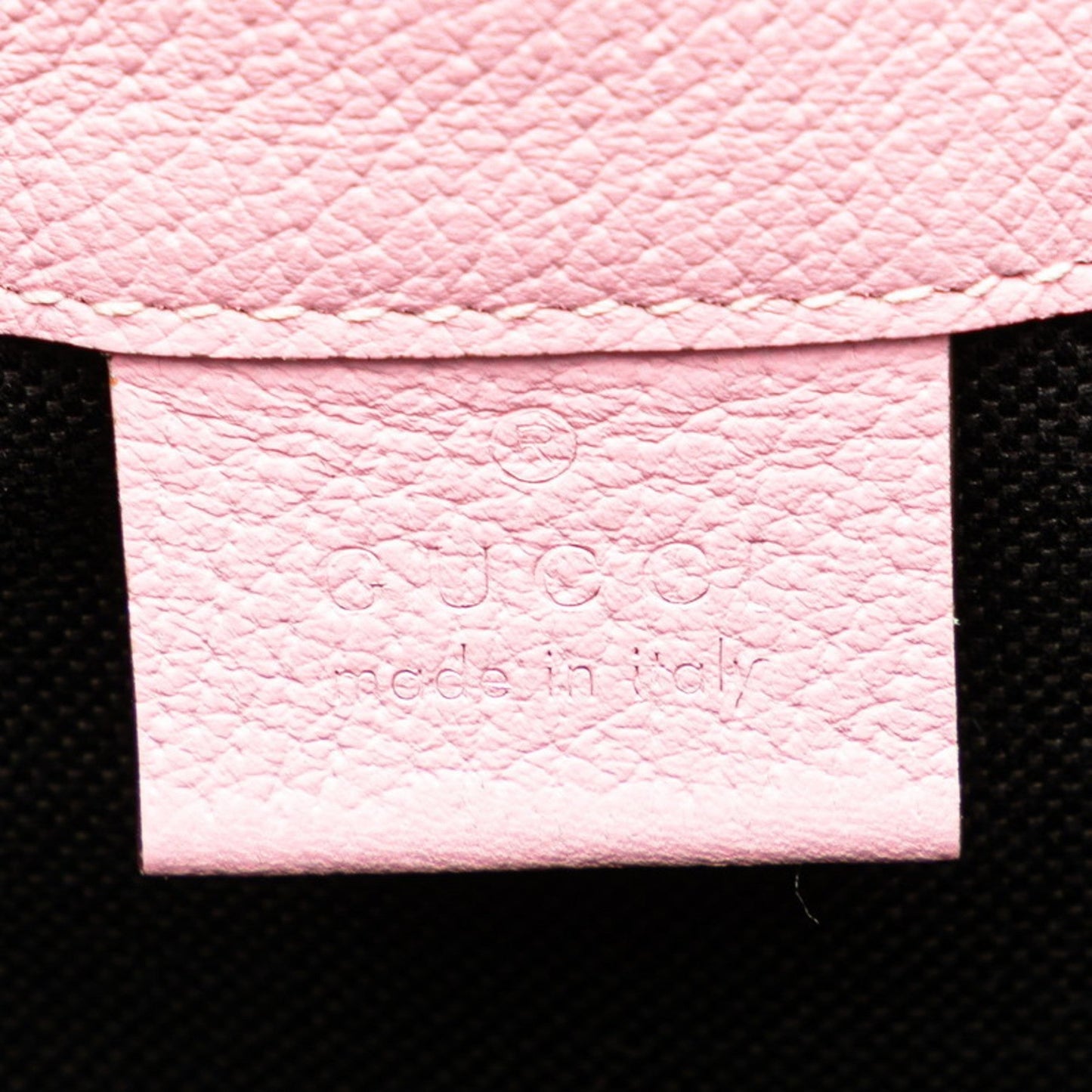 Gucci Black Multi-Color Pink Pvc Leather Shoulder Bag