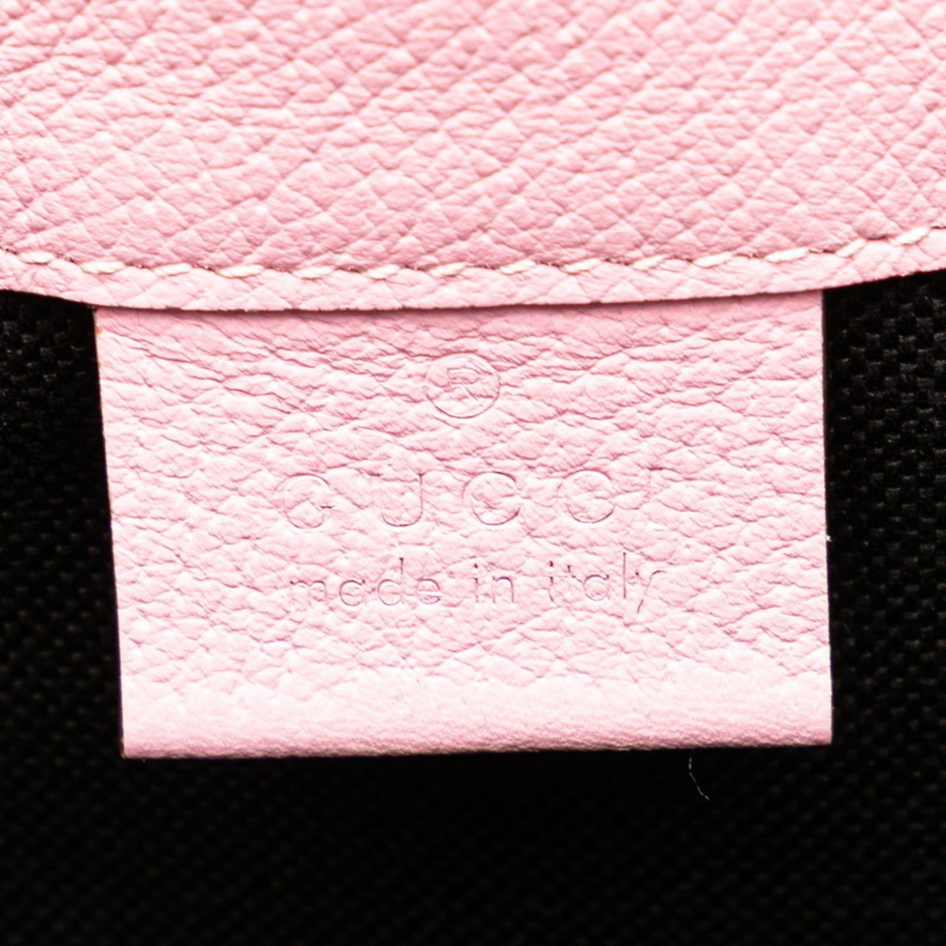 Gucci Black Multi-Color Pink Pvc Leather Shoulder Bag