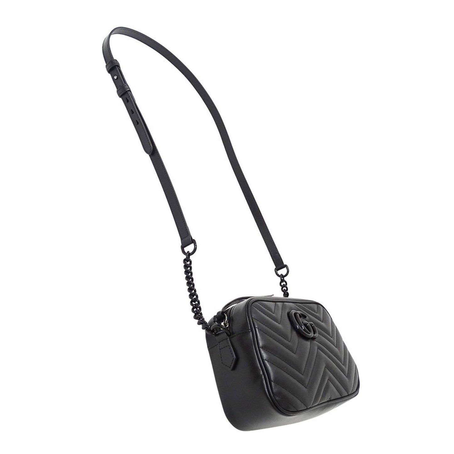 Gucci Black Leather Shoulder Bag