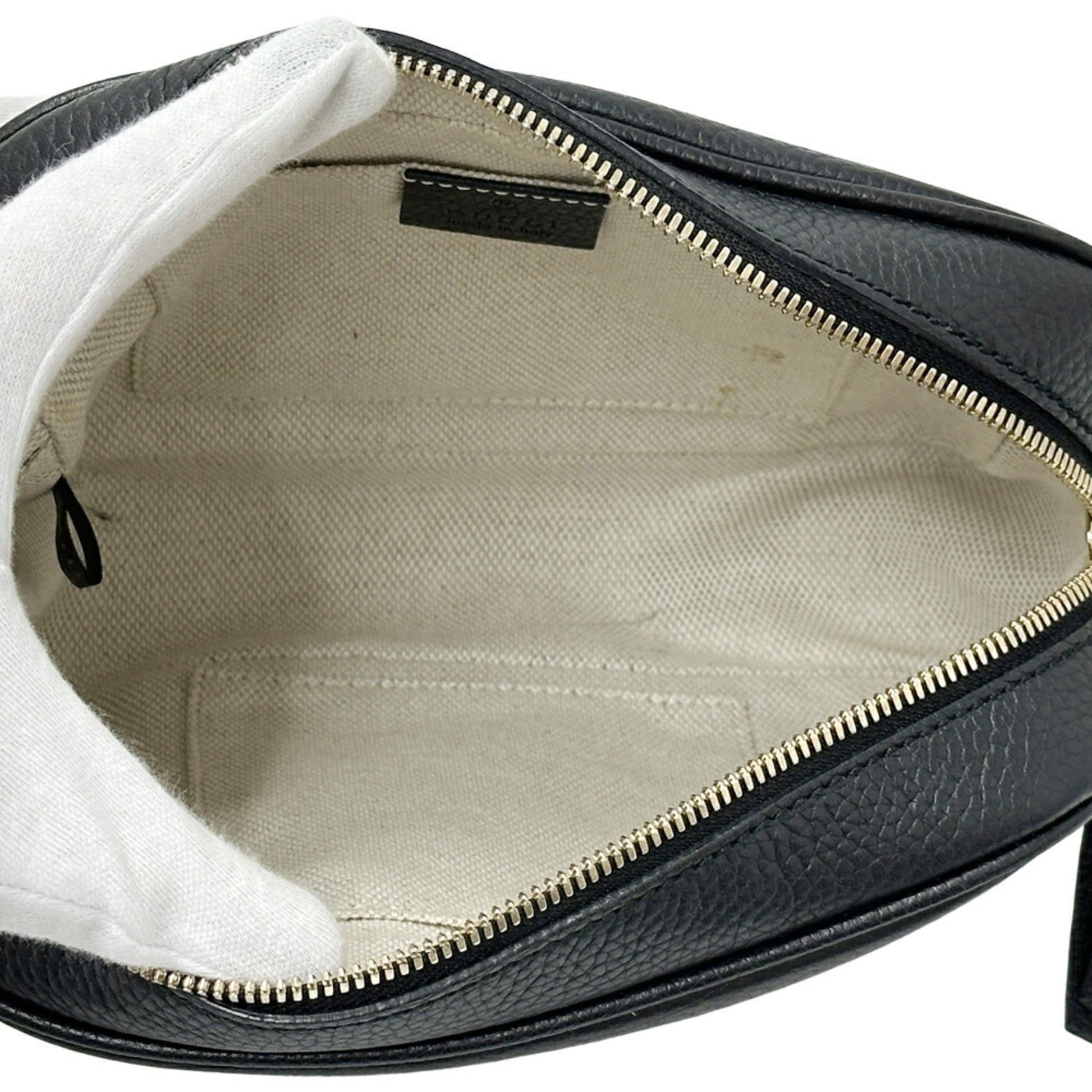 Gucci Black Leather Shoulder Bag