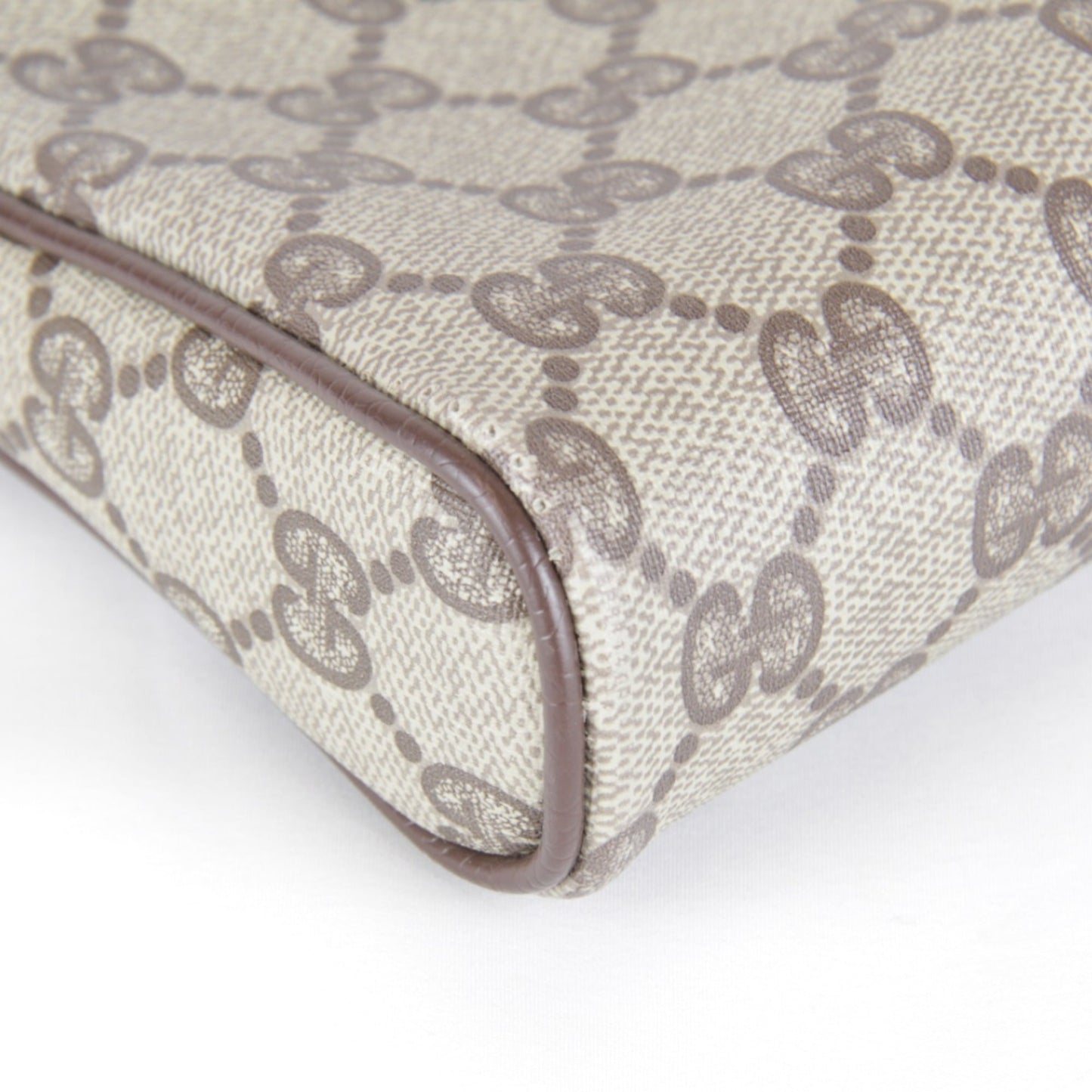 Gucci Brown Gg Supreme Pouch