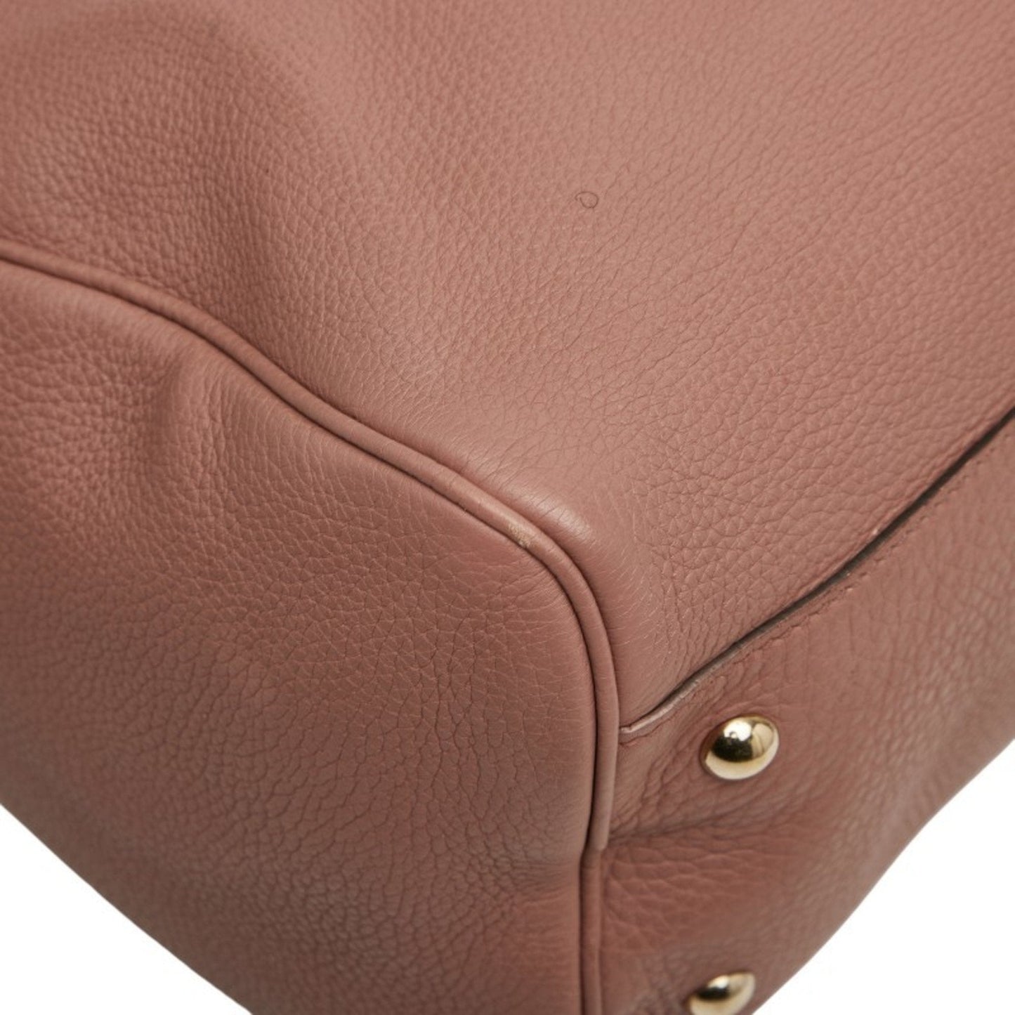 Gucci Pink Leather Handbag Shoulder Bag