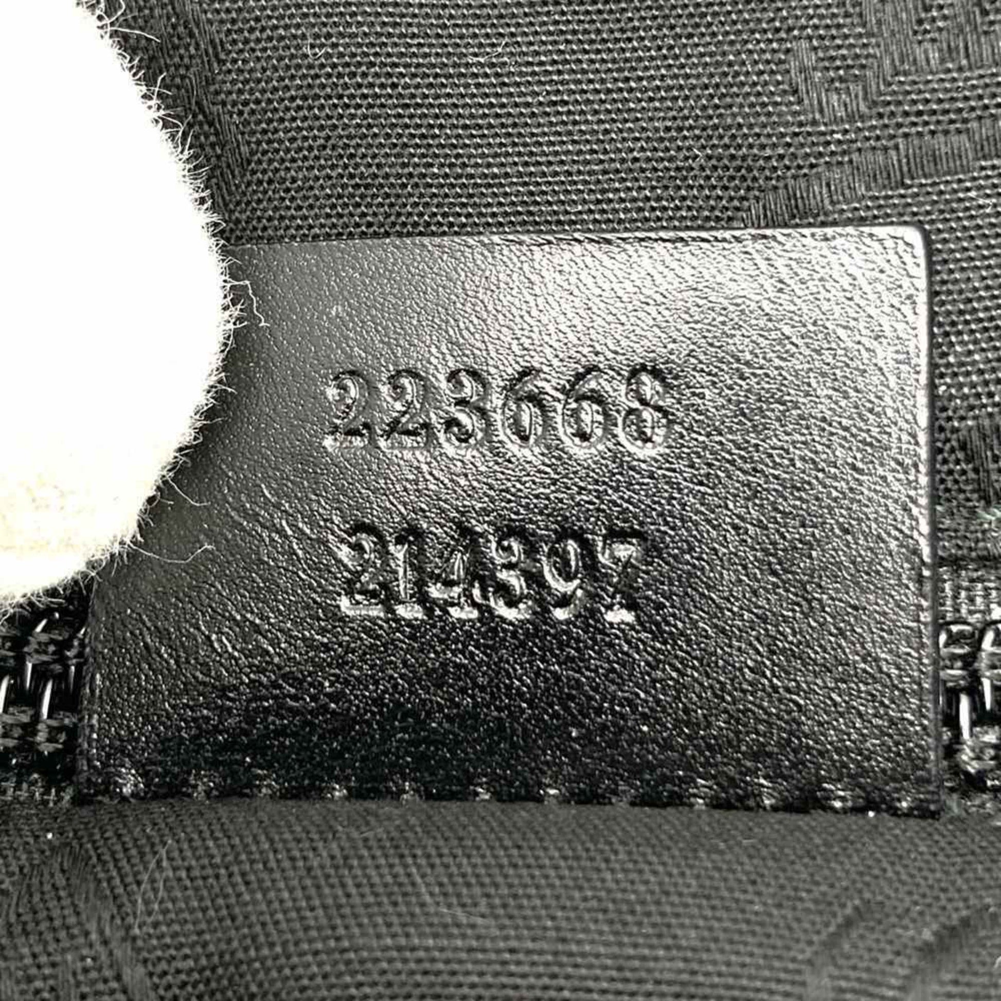 Gucci Gg Imprimé Black Gg Imprimé Tote Bag
