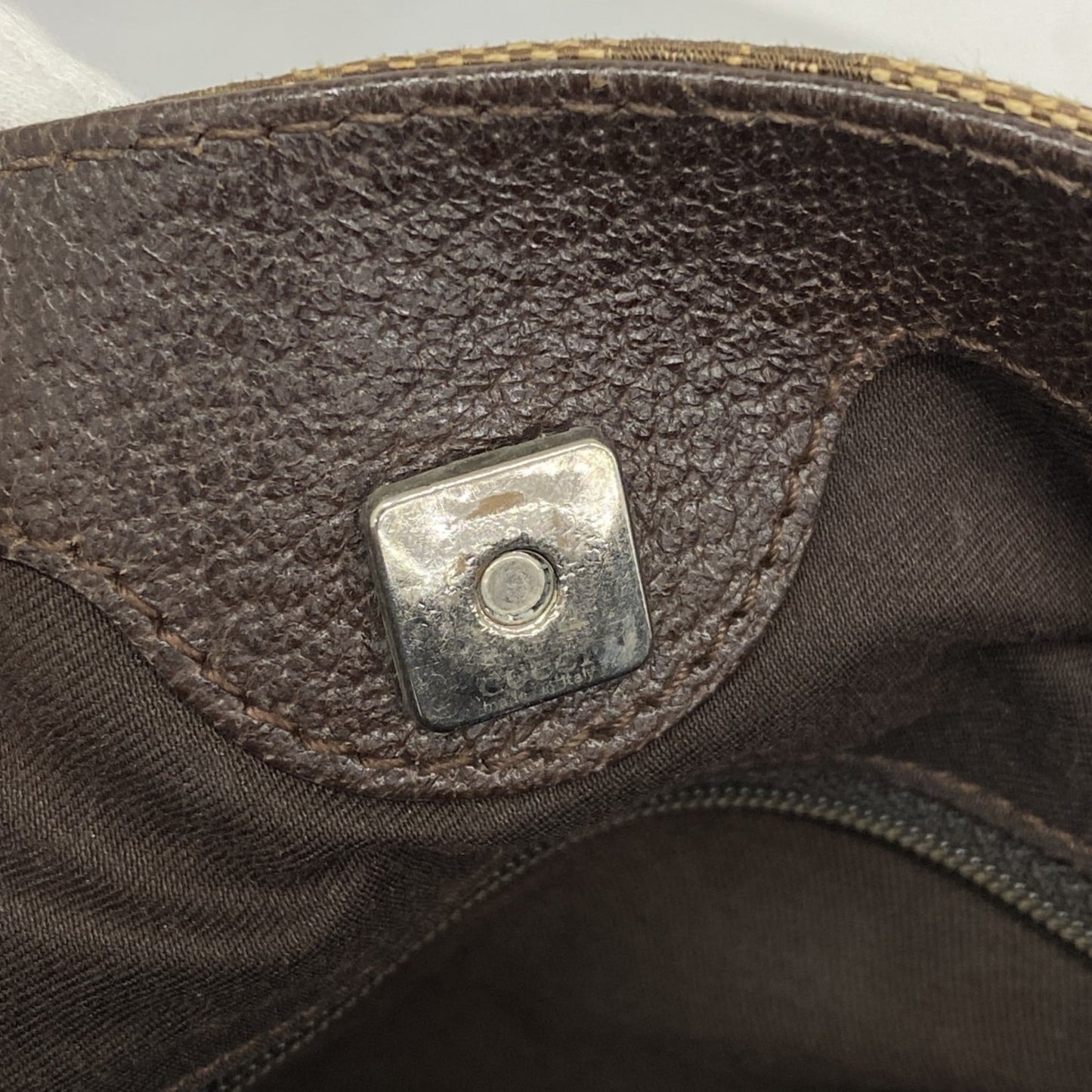Gucci Brown Canvas Tote Bag