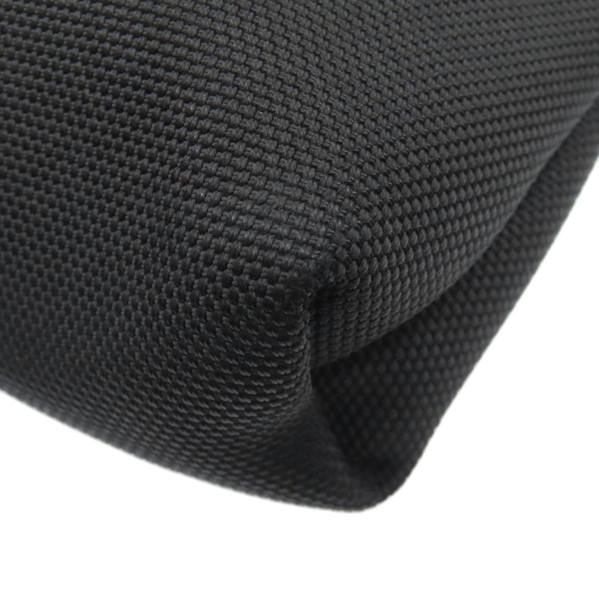 Gucci Sherry Line Black Canvas Shoulder Bag