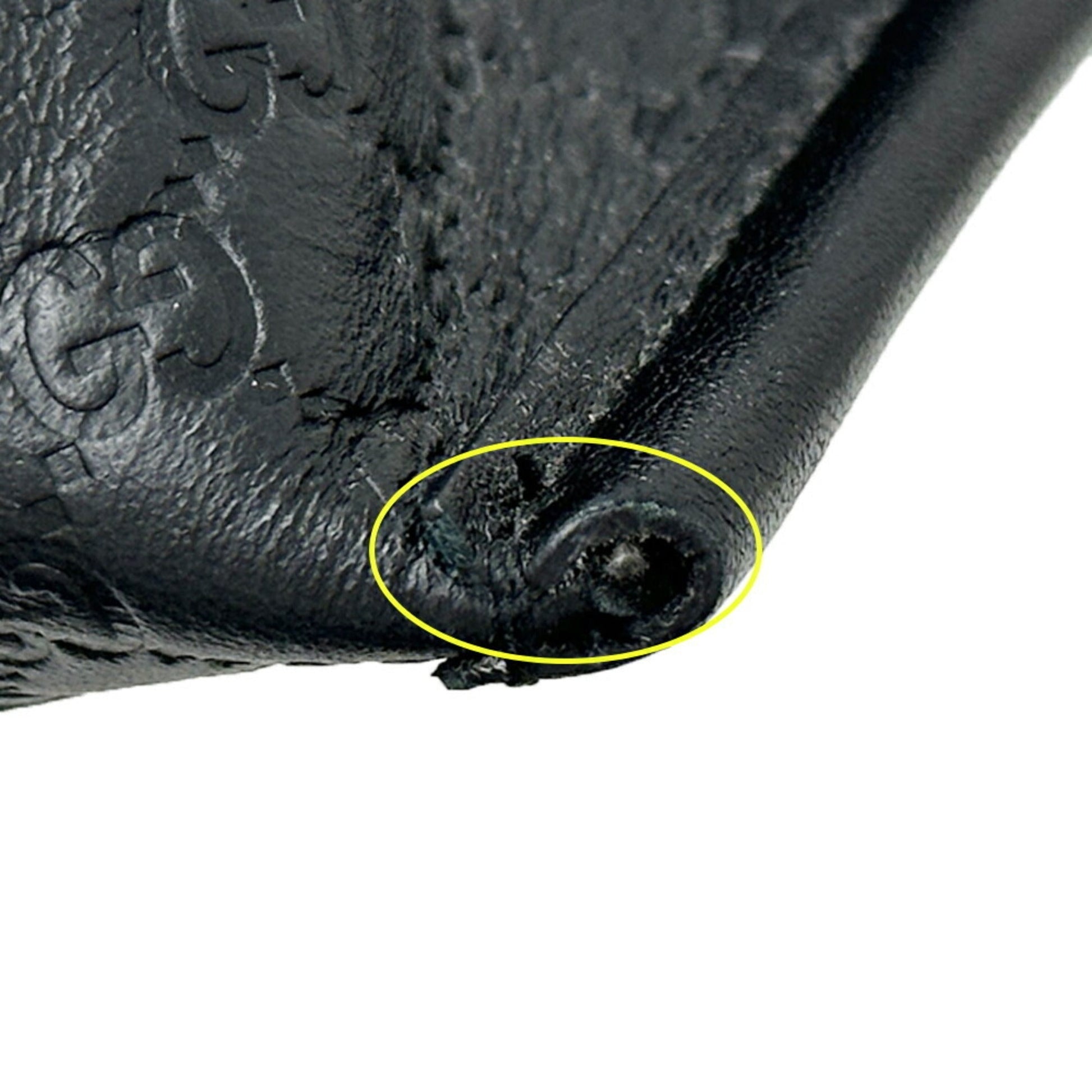 Gucci Black Leather Backpack
