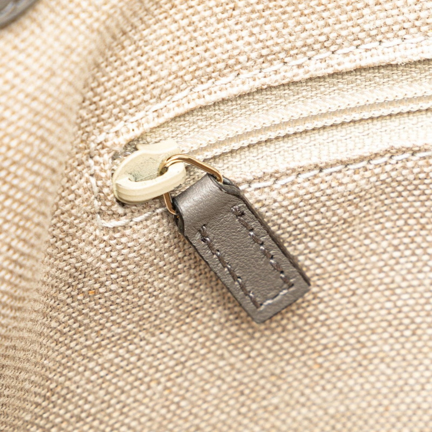 Gucci Gray Leather Shoulder Bag Tote Bag