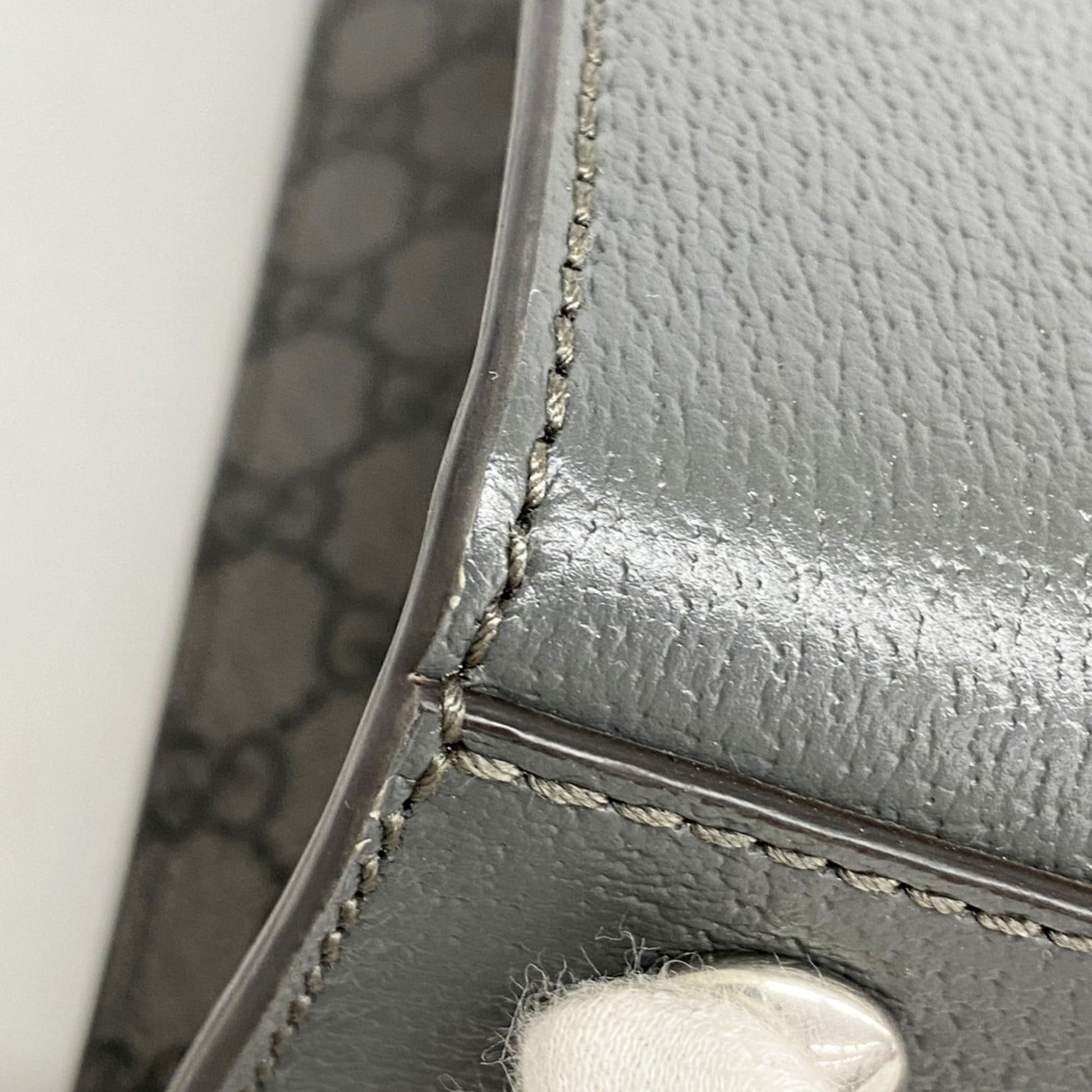 Gucci Gray Pvc Tote Bag