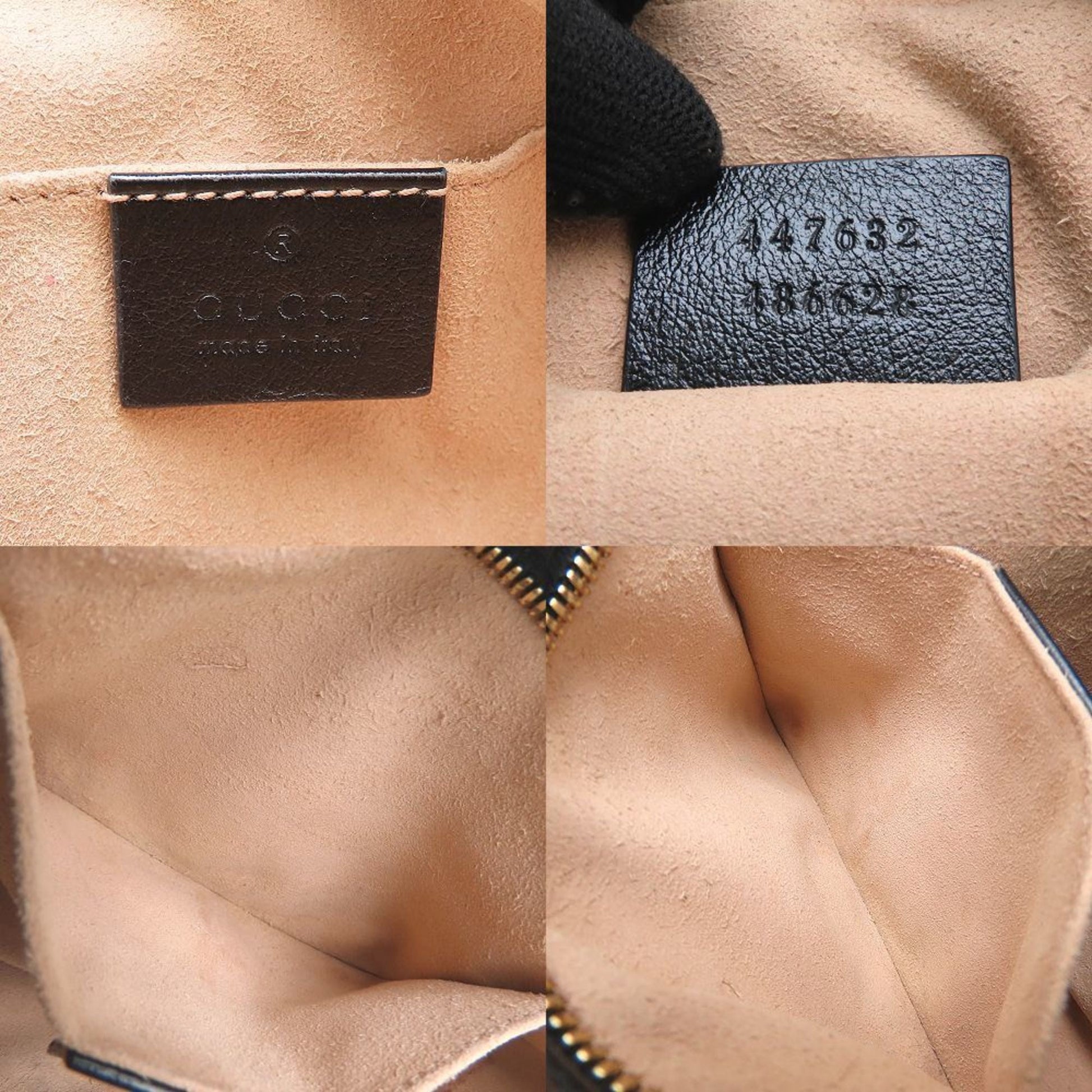 Gucci Beige Gg Canvas Shoulder Bag