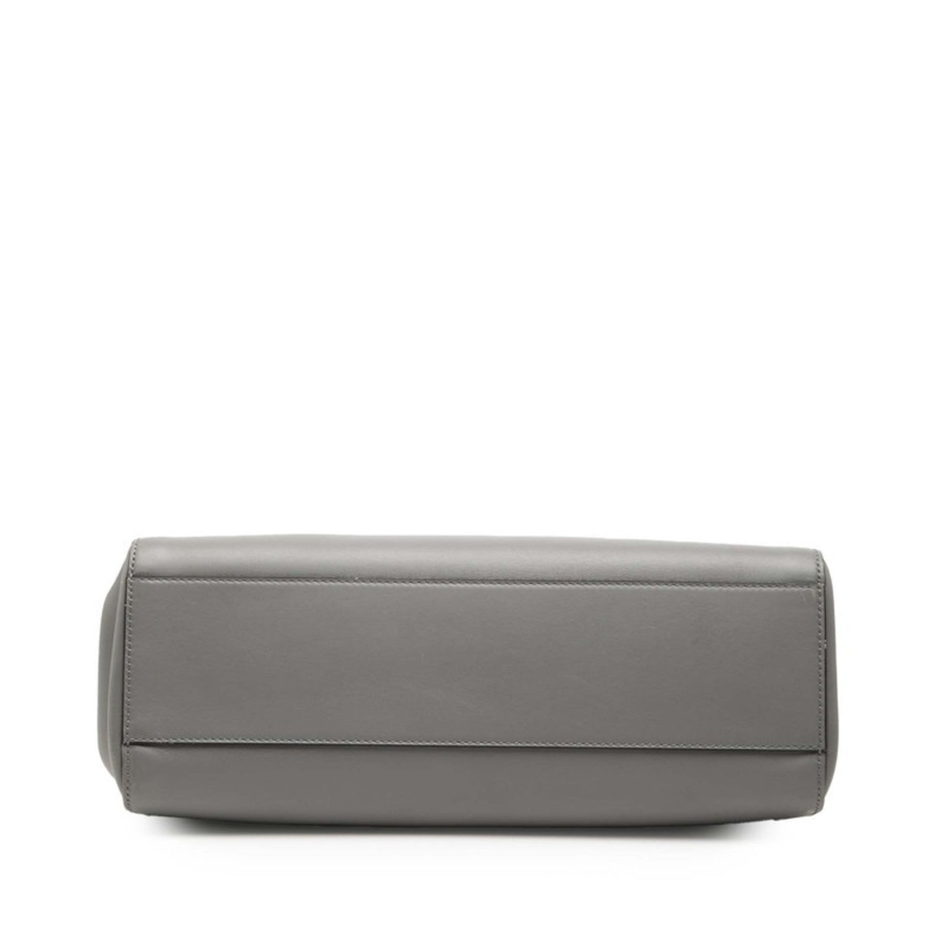 Gucci Gray Leather Handbag