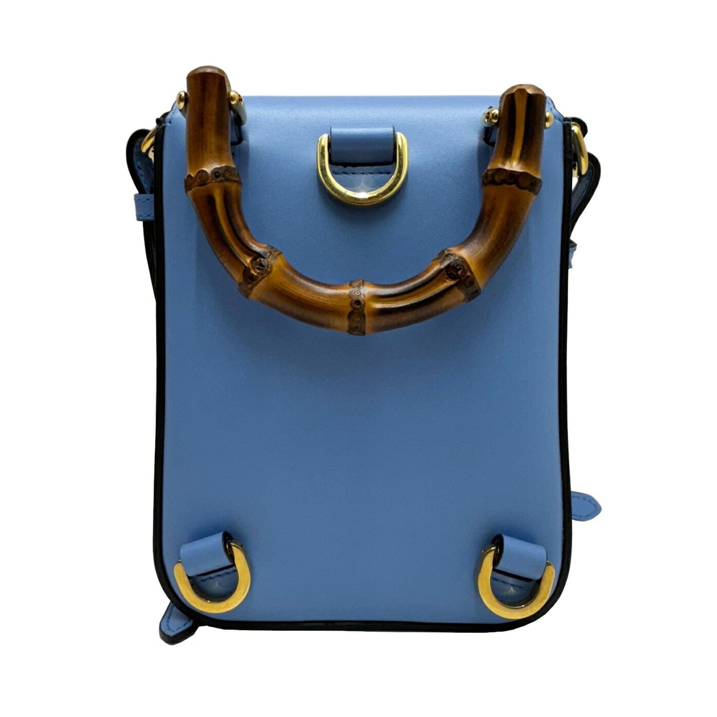 Gucci Light Blue Leather Handbag Shoulder Bag
