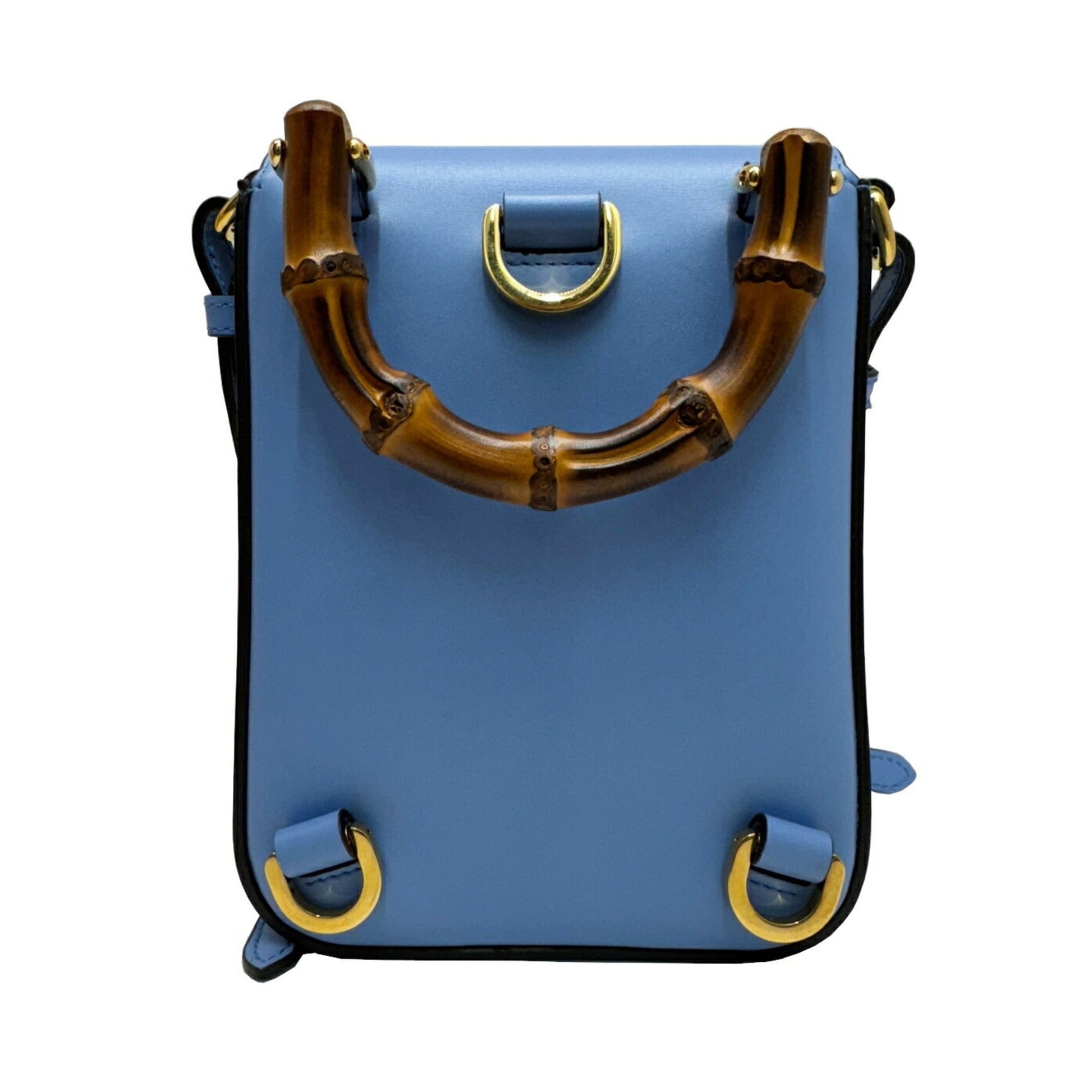 Gucci Light Blue Leather Handbag Shoulder Bag