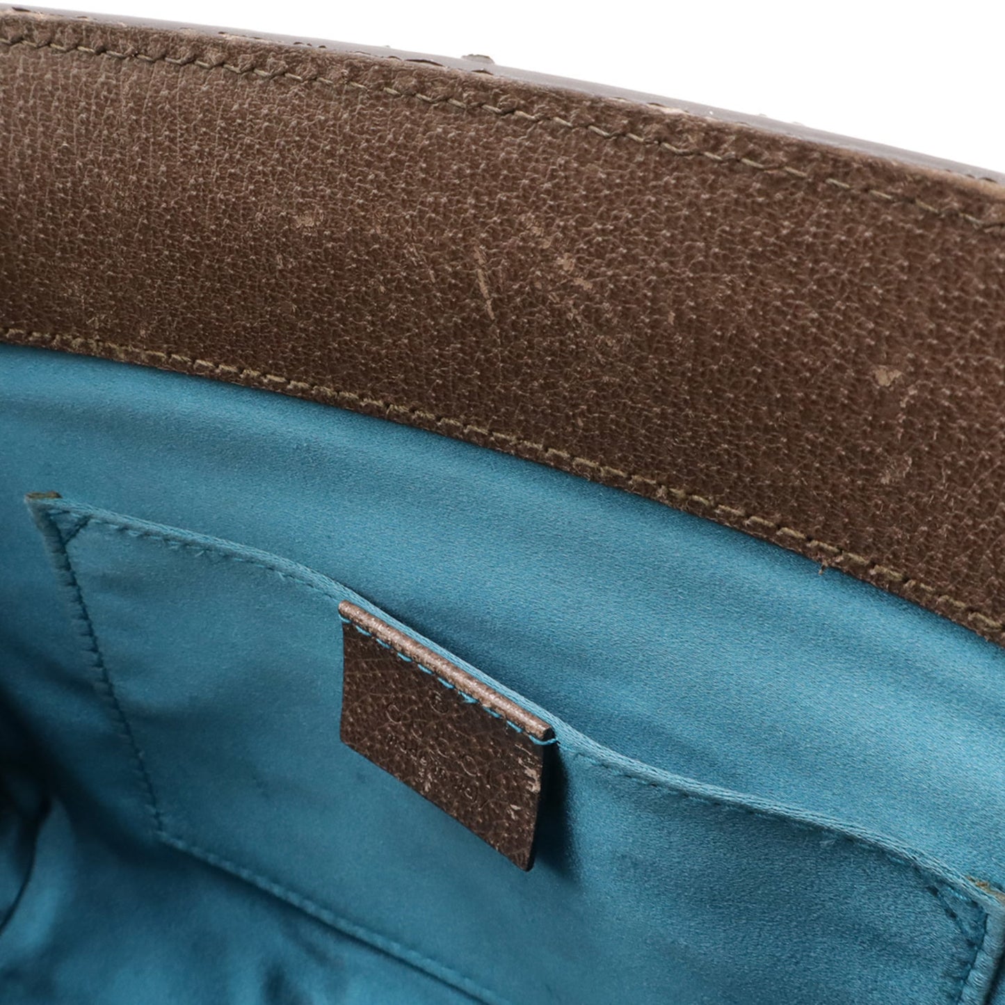 Gucci Beige Brown Green Red Color Gg Supreme Canvas Pvc Coated Canvas Leather Shoulder Bag