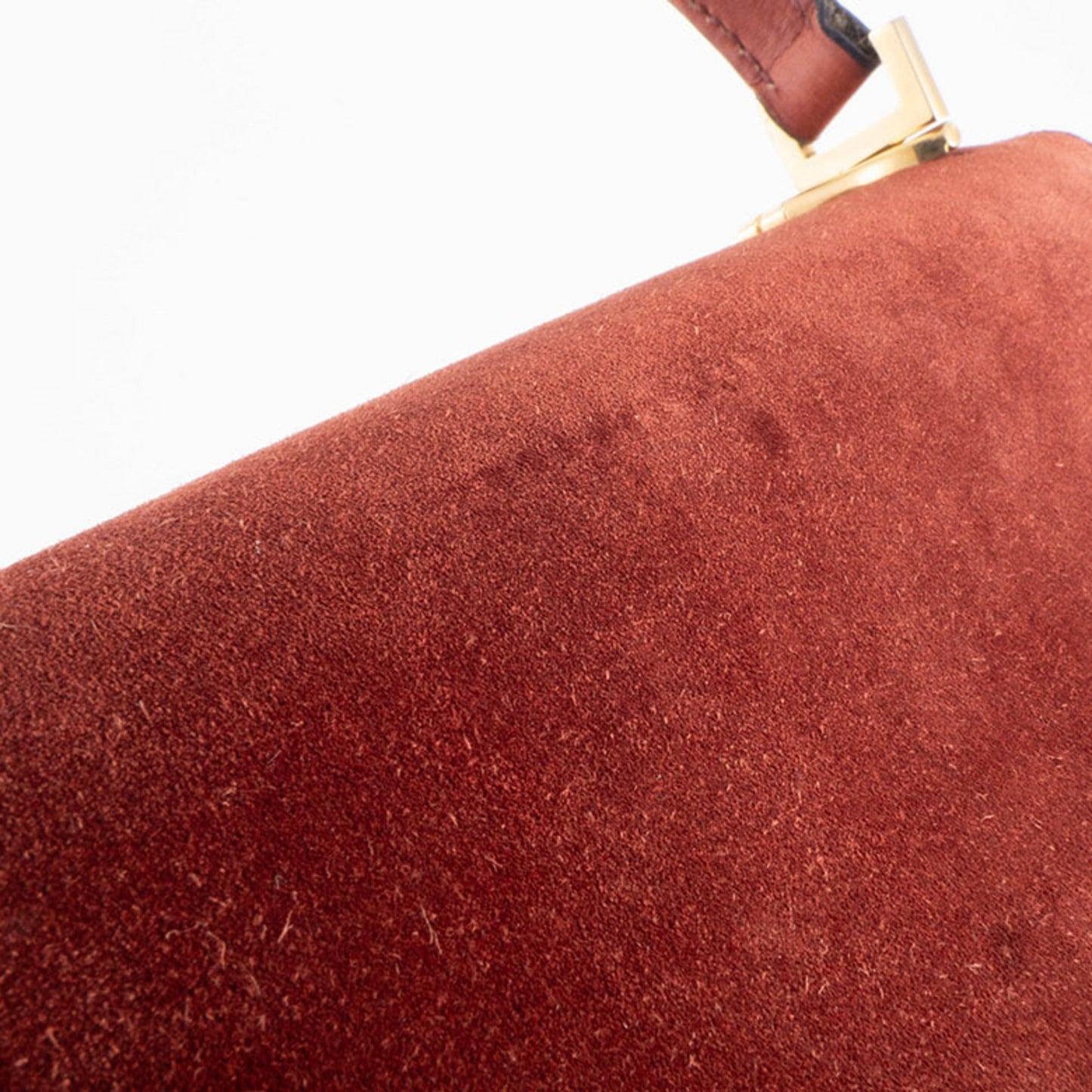 Gucci Brown Suede Handbag