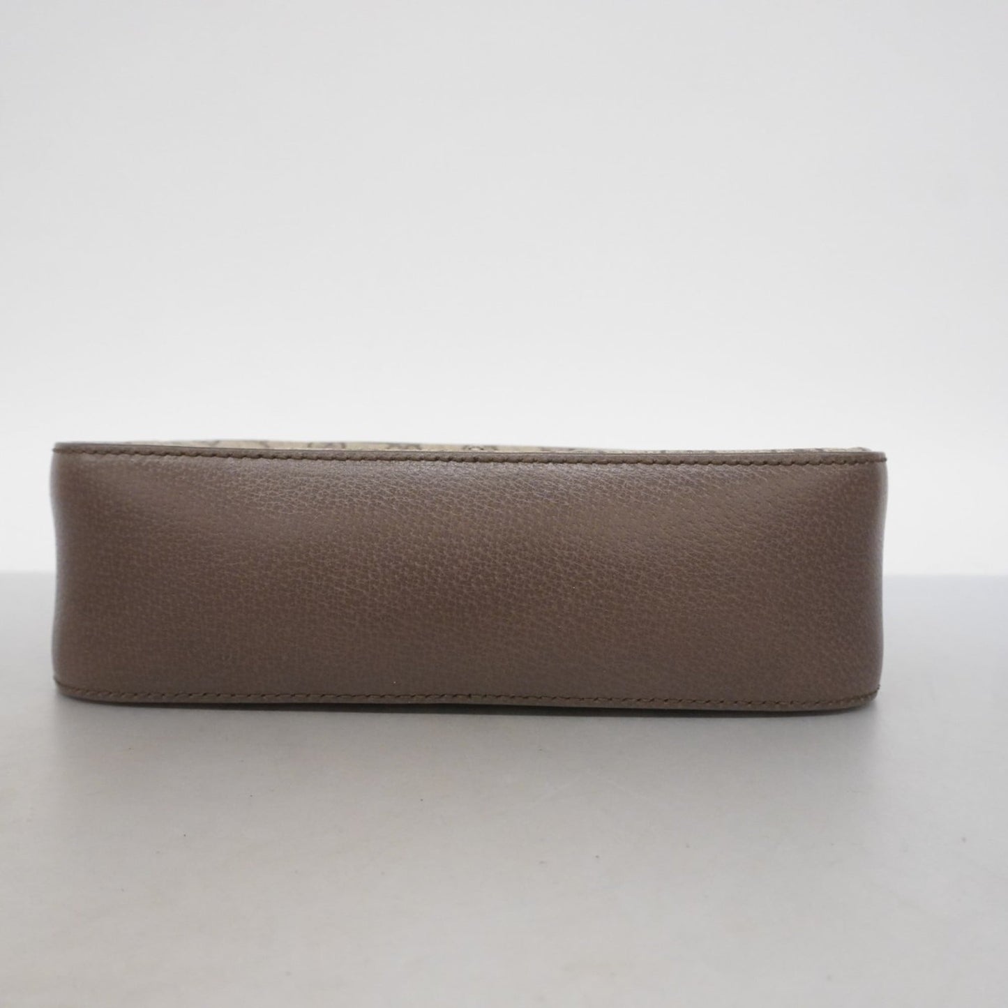 Gucci Beige Brown Pvc Shoulder Bag