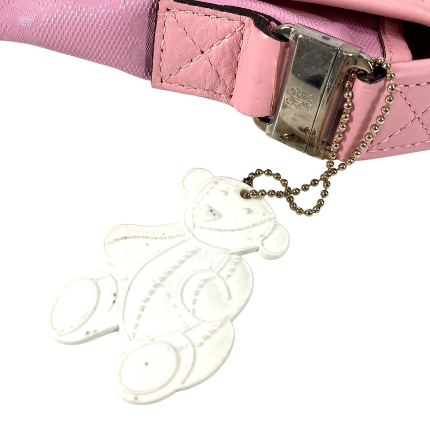 Gucci Gg Imprimé Pink Gg Imprimé Leather Messenger Bag Shoulder Bag