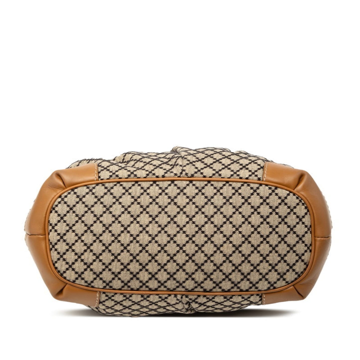 Gucci Beige Canvas Leather Handbag Shoulder Bag