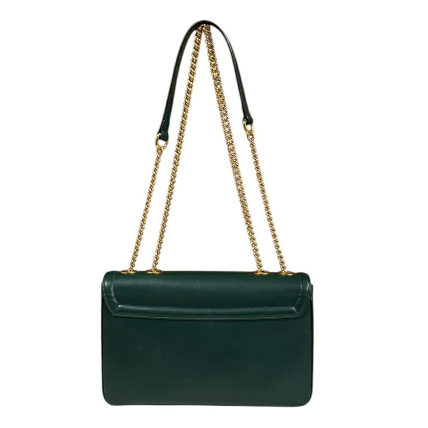 Gucci Green Leather Shoulder Bag