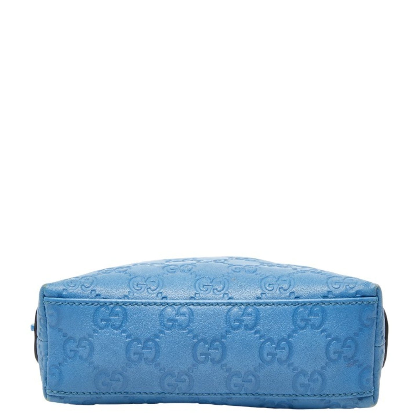 Gucci Blue Leather Pouch