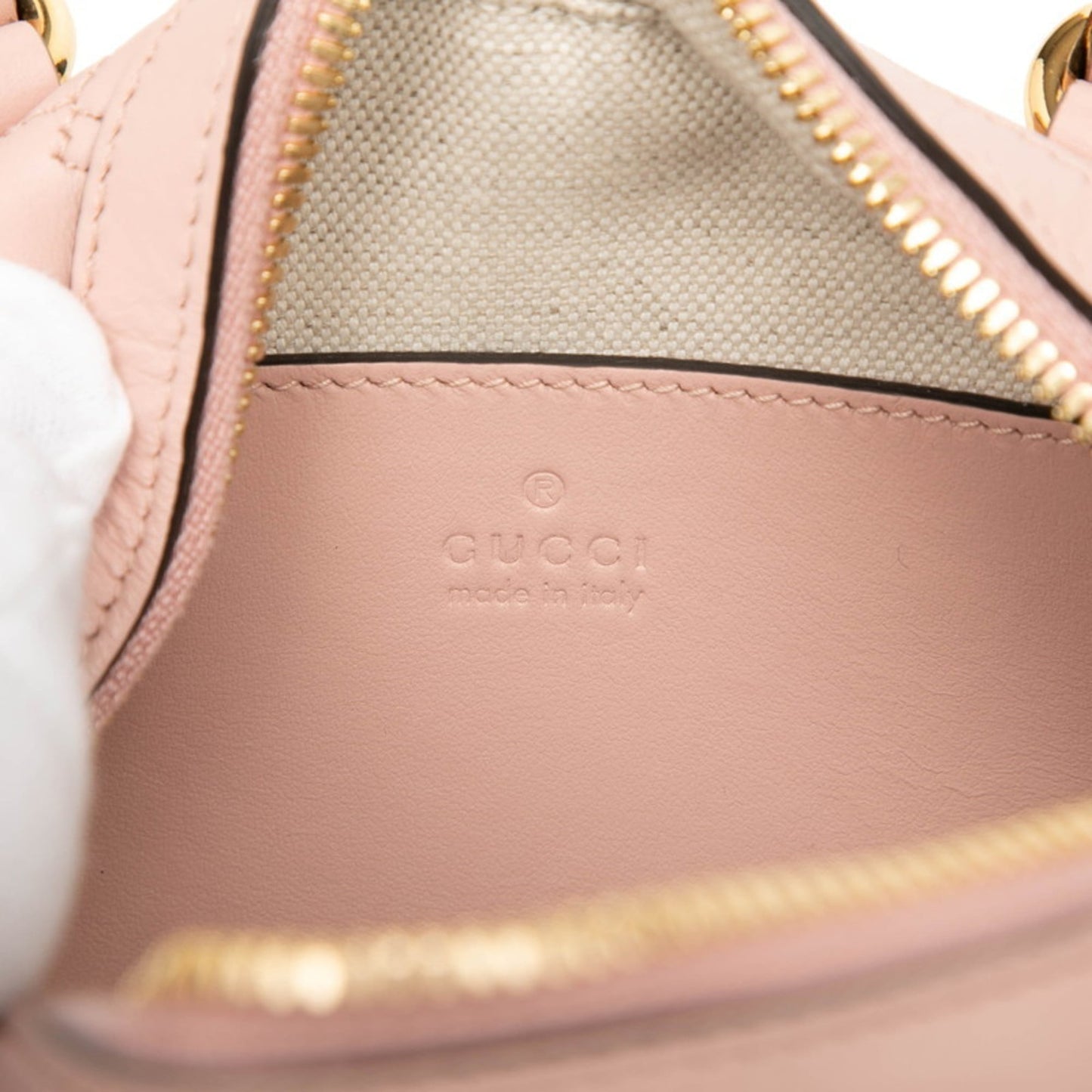 Gucci Pink Leather Handbag Shoulder Bag