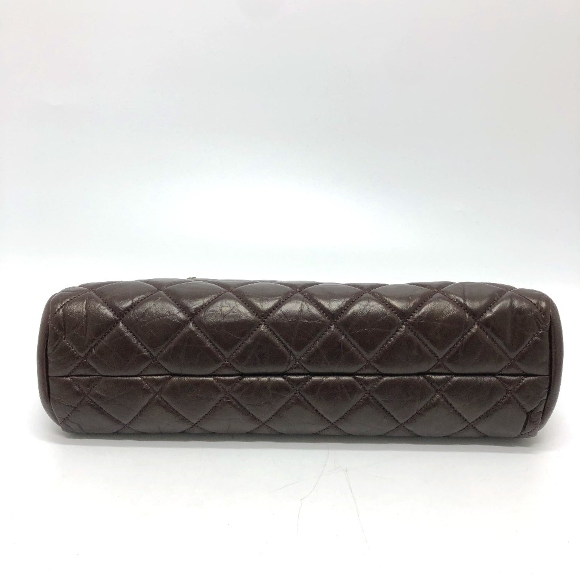 Chanel CC Mark Bags/Shoulder Bags Tote Bag Brown GoldHardware
