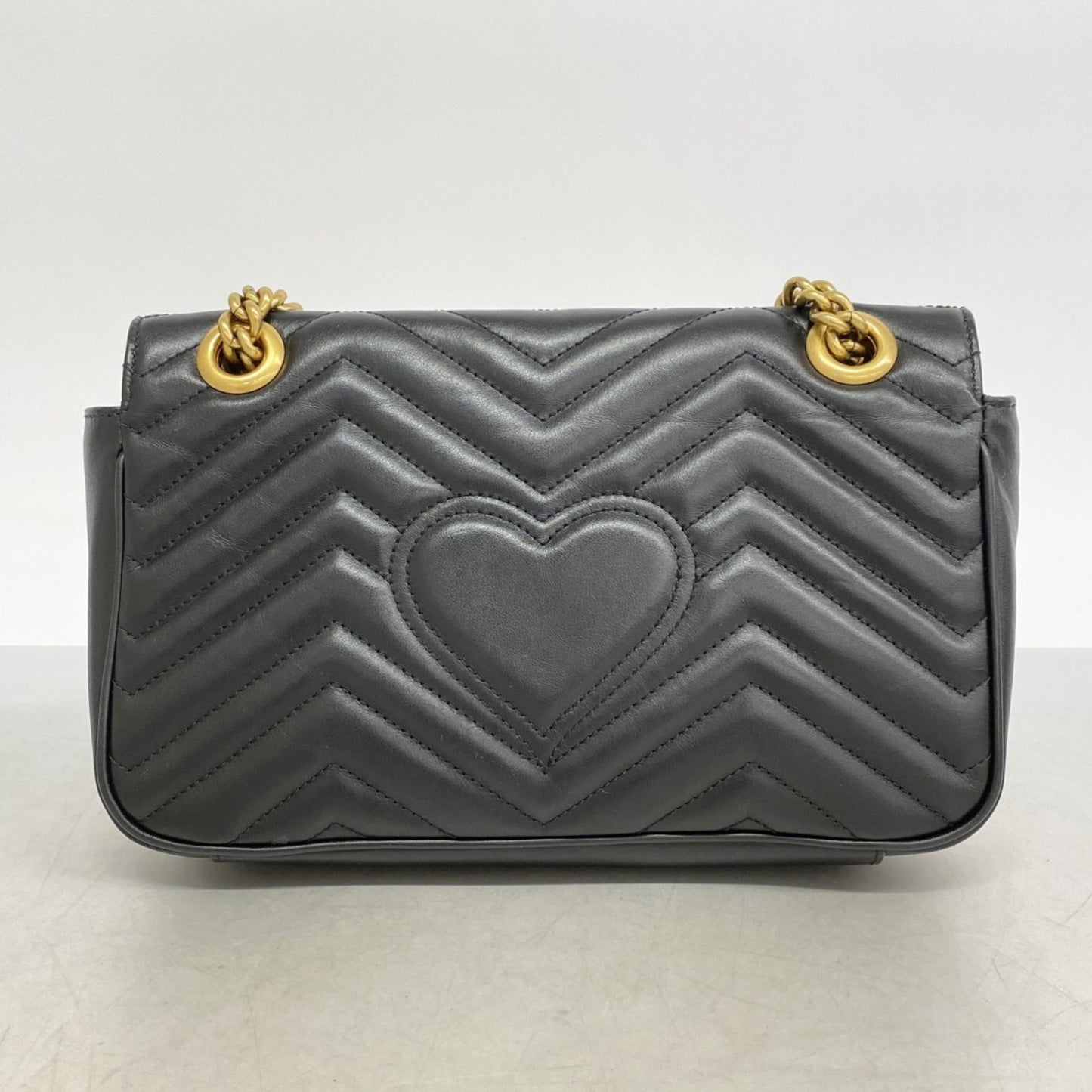 Gucci Black Leather Shoulder Bag