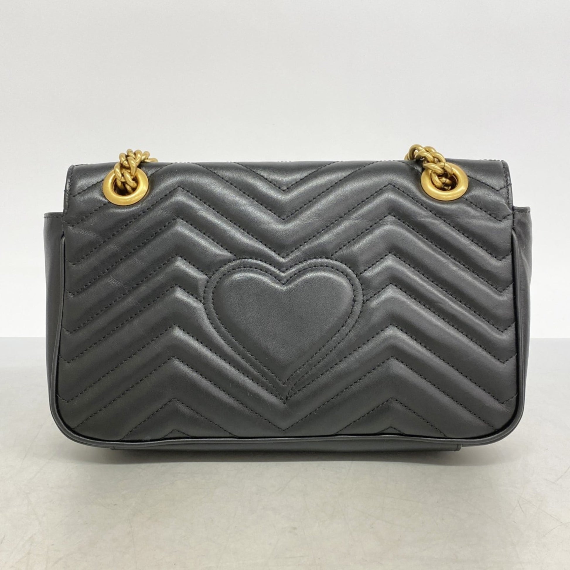 Gucci Black Leather Shoulder Bag