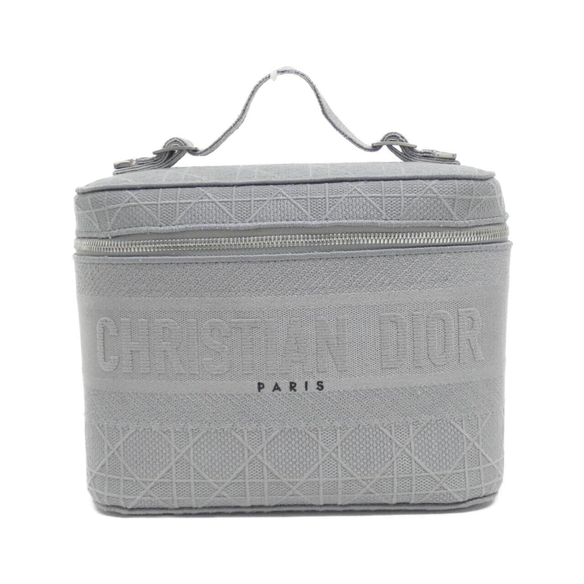 Dior Handbag Christian Vanity Bag Canvas