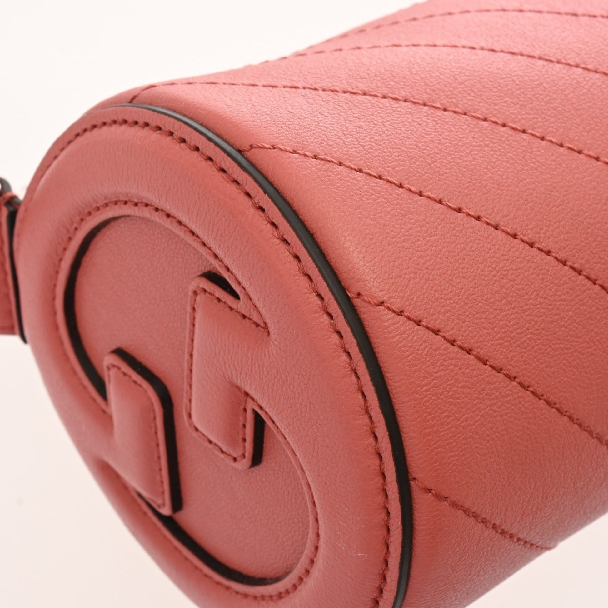 Gucci Pink Leather Shoulder Bag