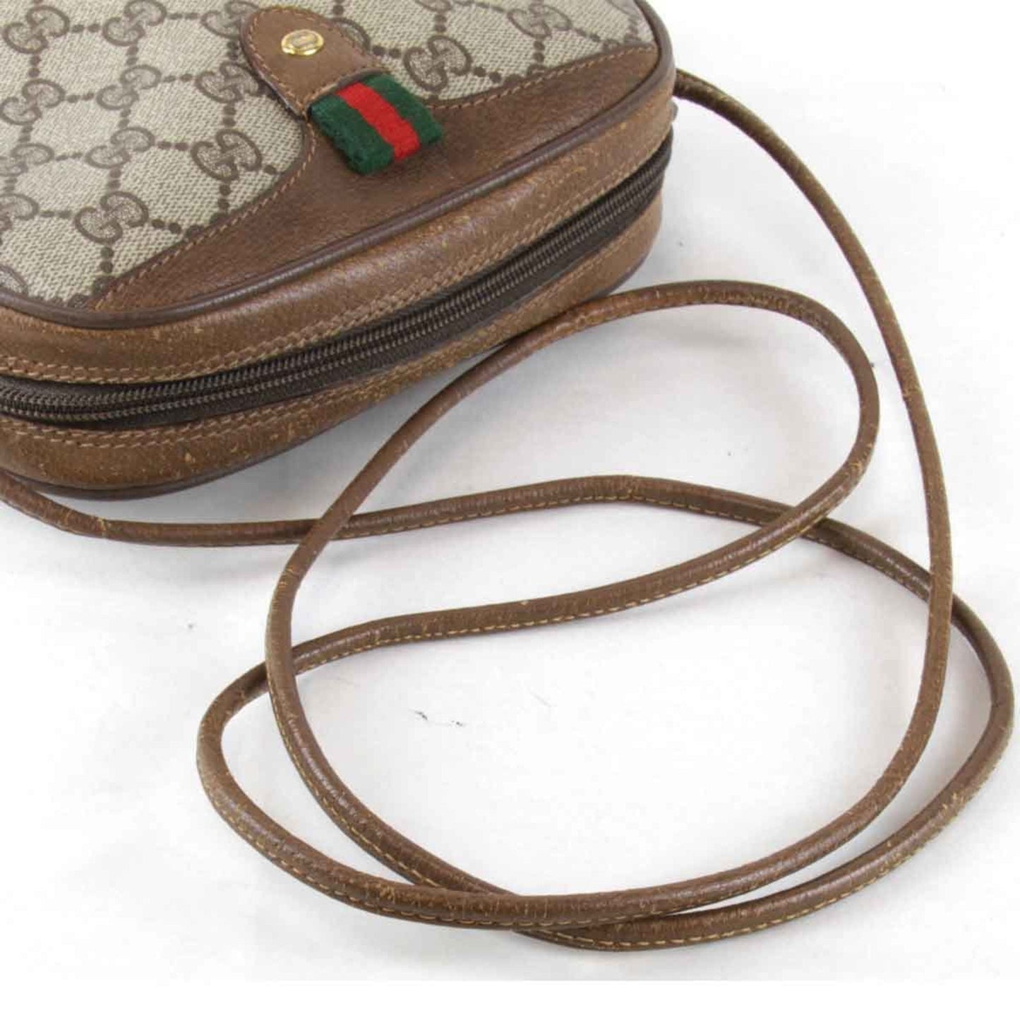 Gucci Brown Gg Supreme Shoulder Bag