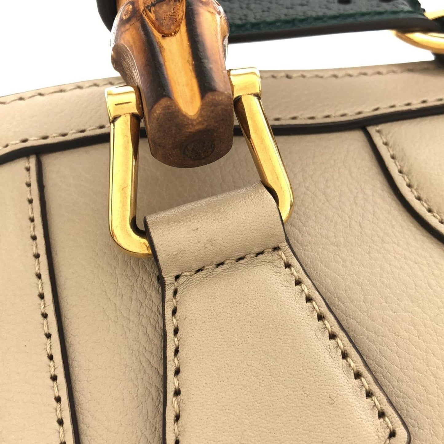 Gucci Beige Leather Handbag