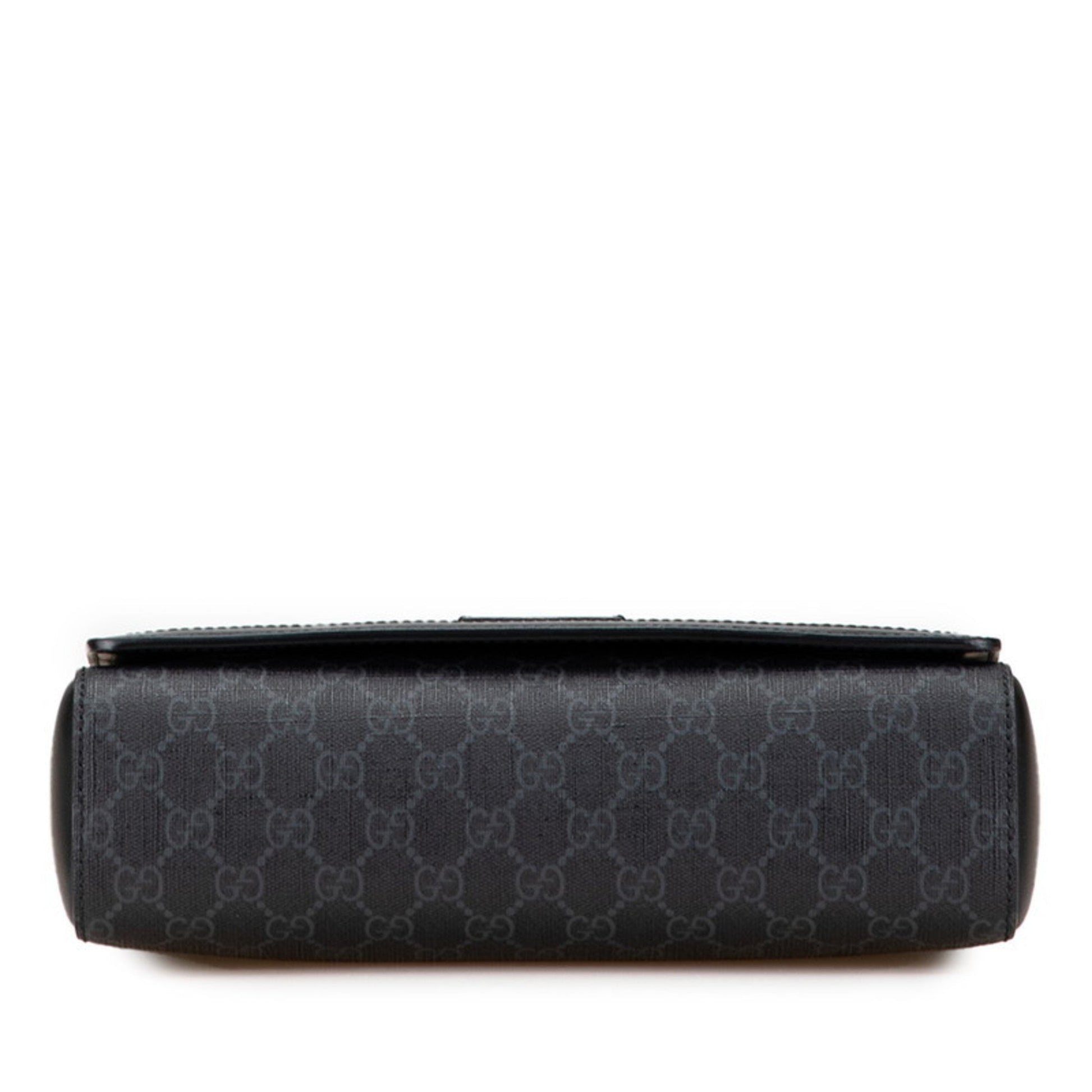 Gucci Black Pvc Leather Shoulder Bag