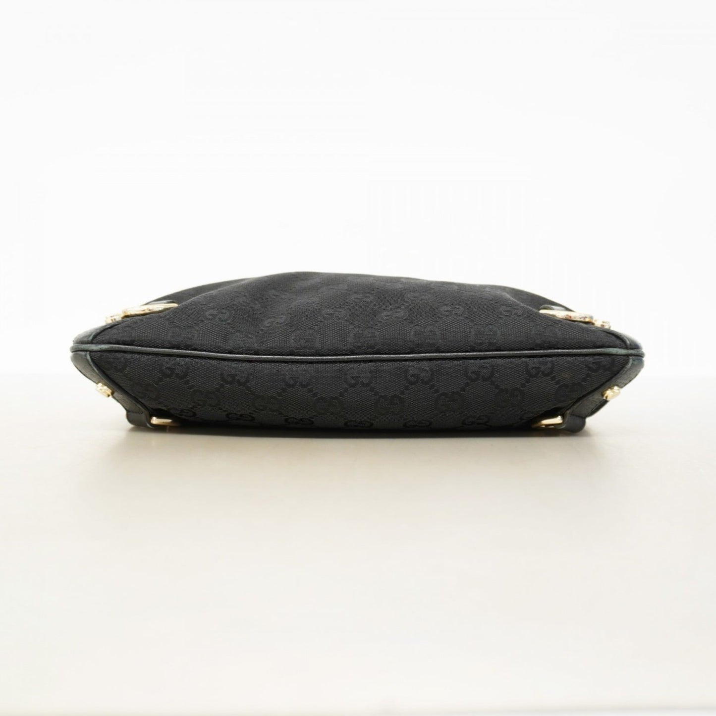 Gucci Black Canvas Shoulder Bag