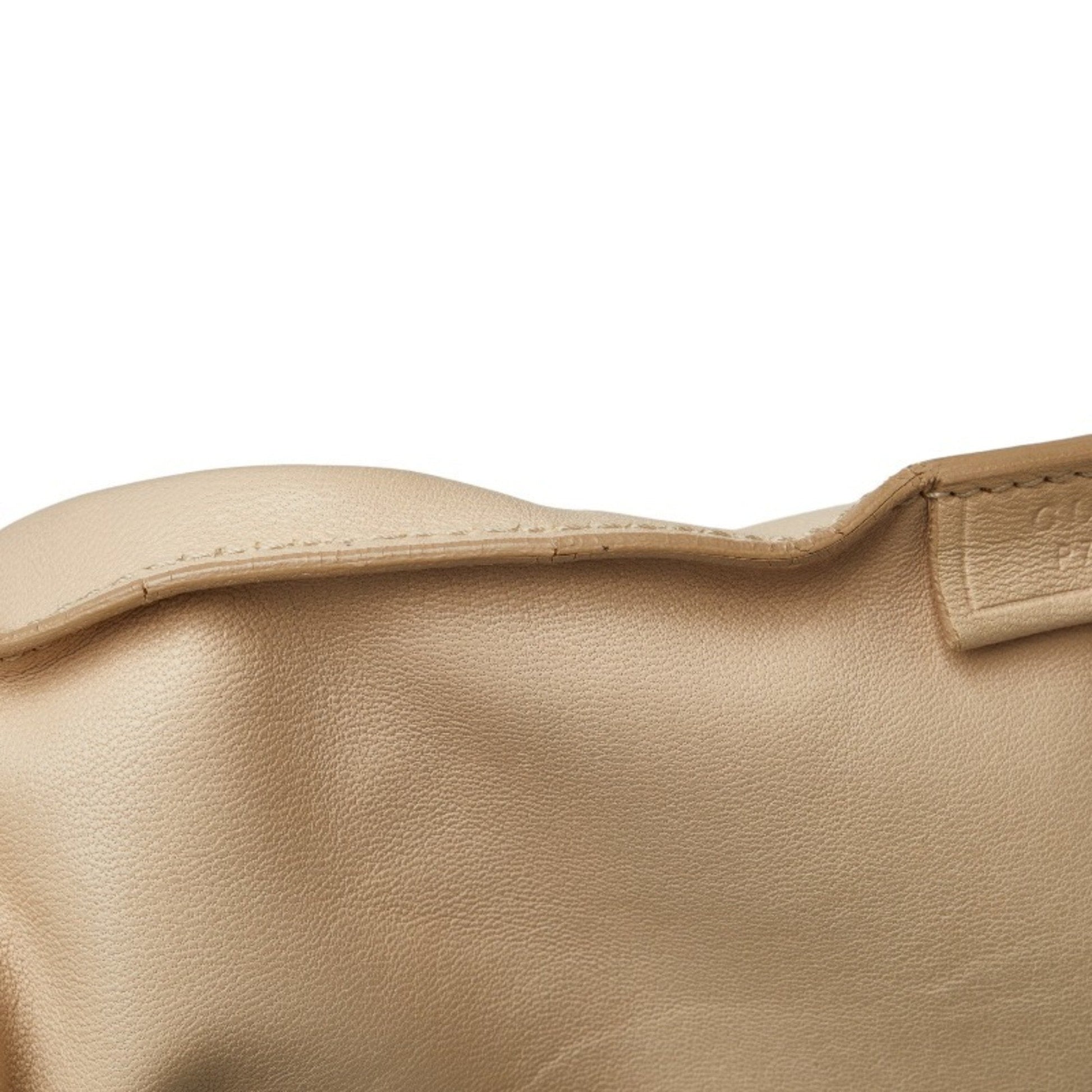 Gucci Ivory White Leather Handbag Tote Bag