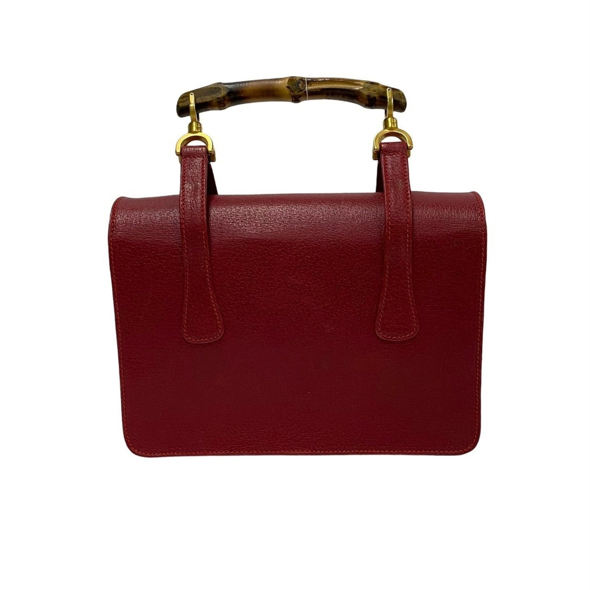 Gucci Red Color Leather Shoulder Bag
