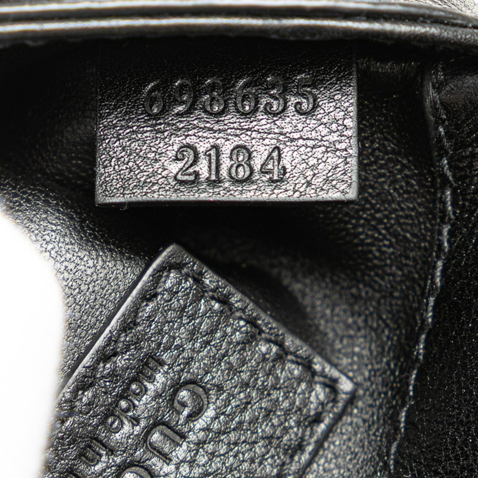 Gucci Black Leather Shoulder Bag