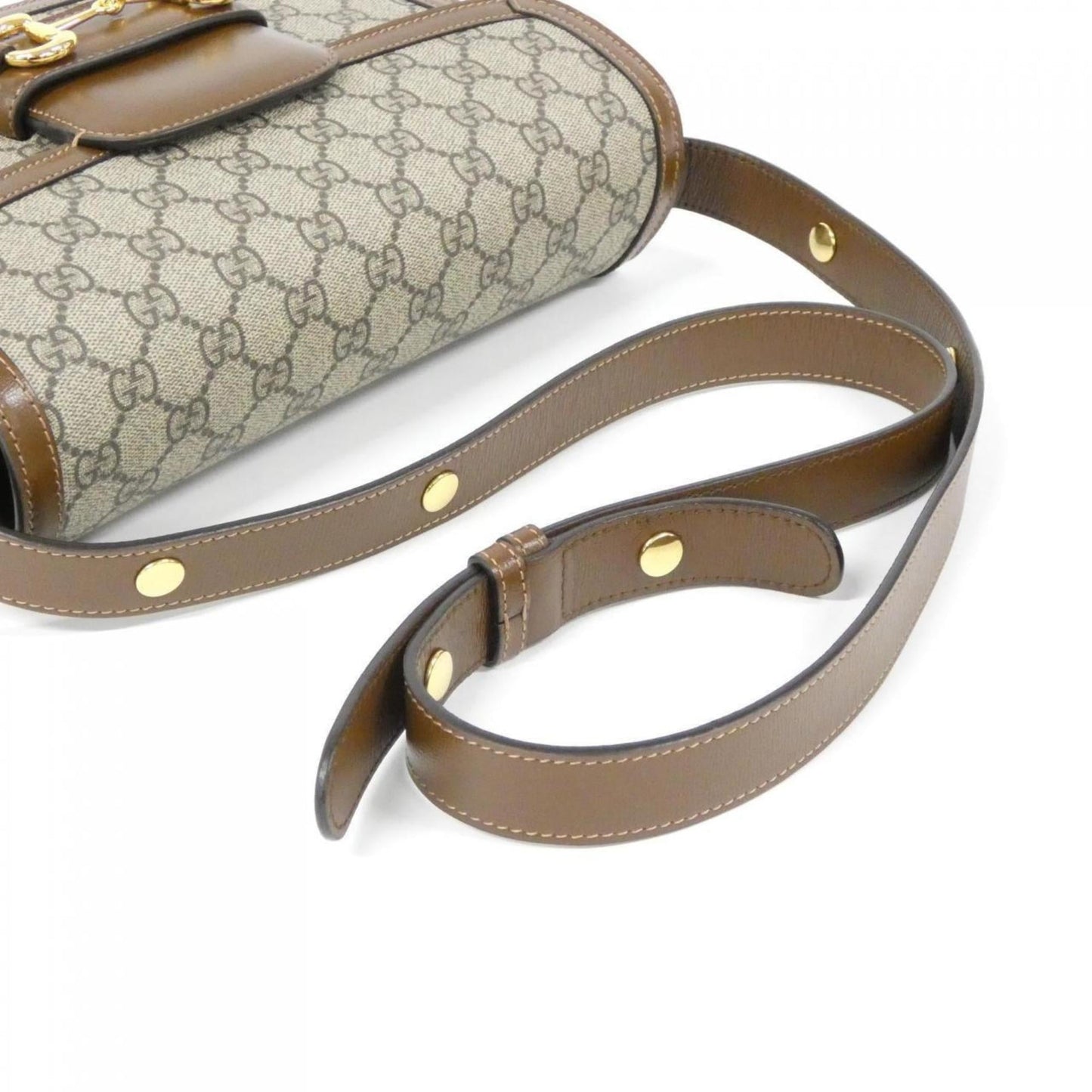Gucci Beige Brown Gg Supreme Shoulder Bag