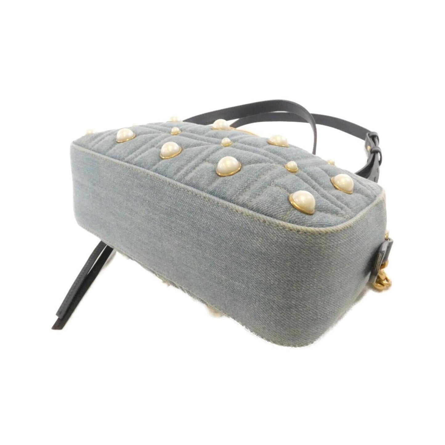 Gucci Blue Denim Shoulder Bag