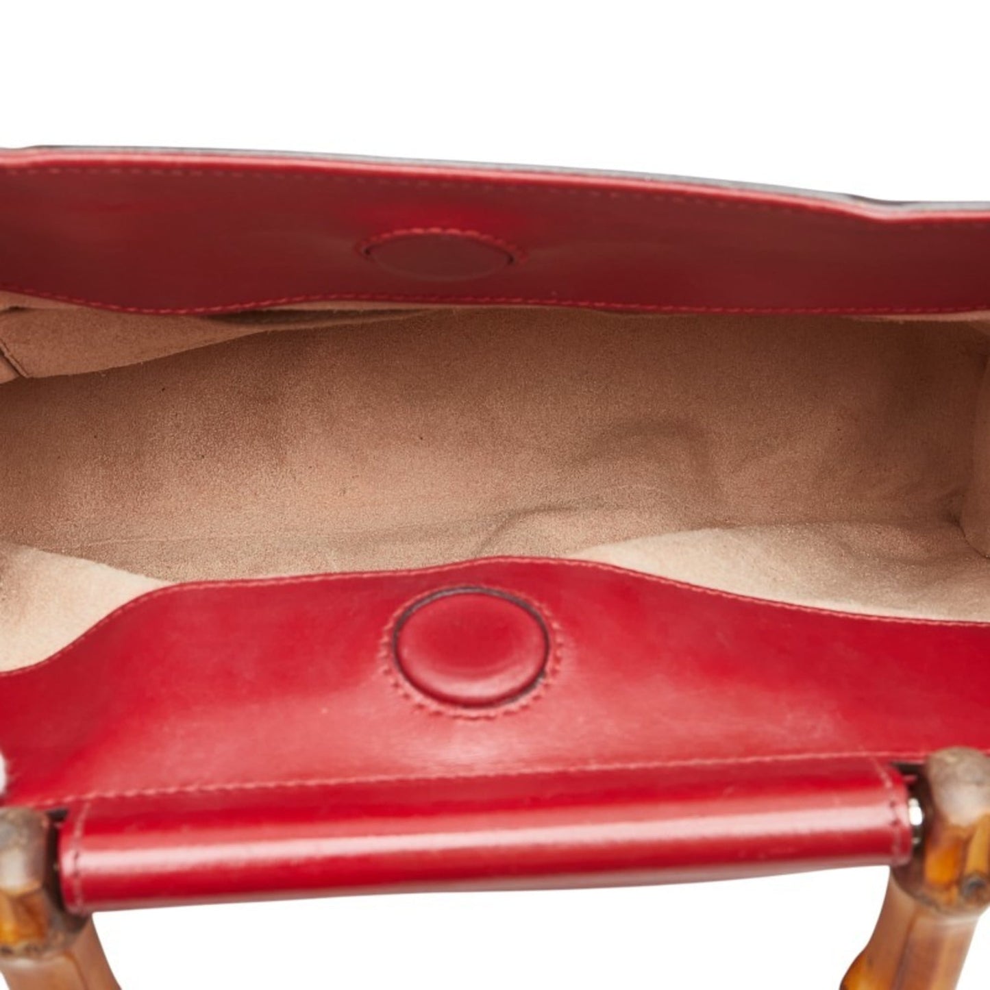 Gucci Red Color Leather Handbag Shoulder Bag