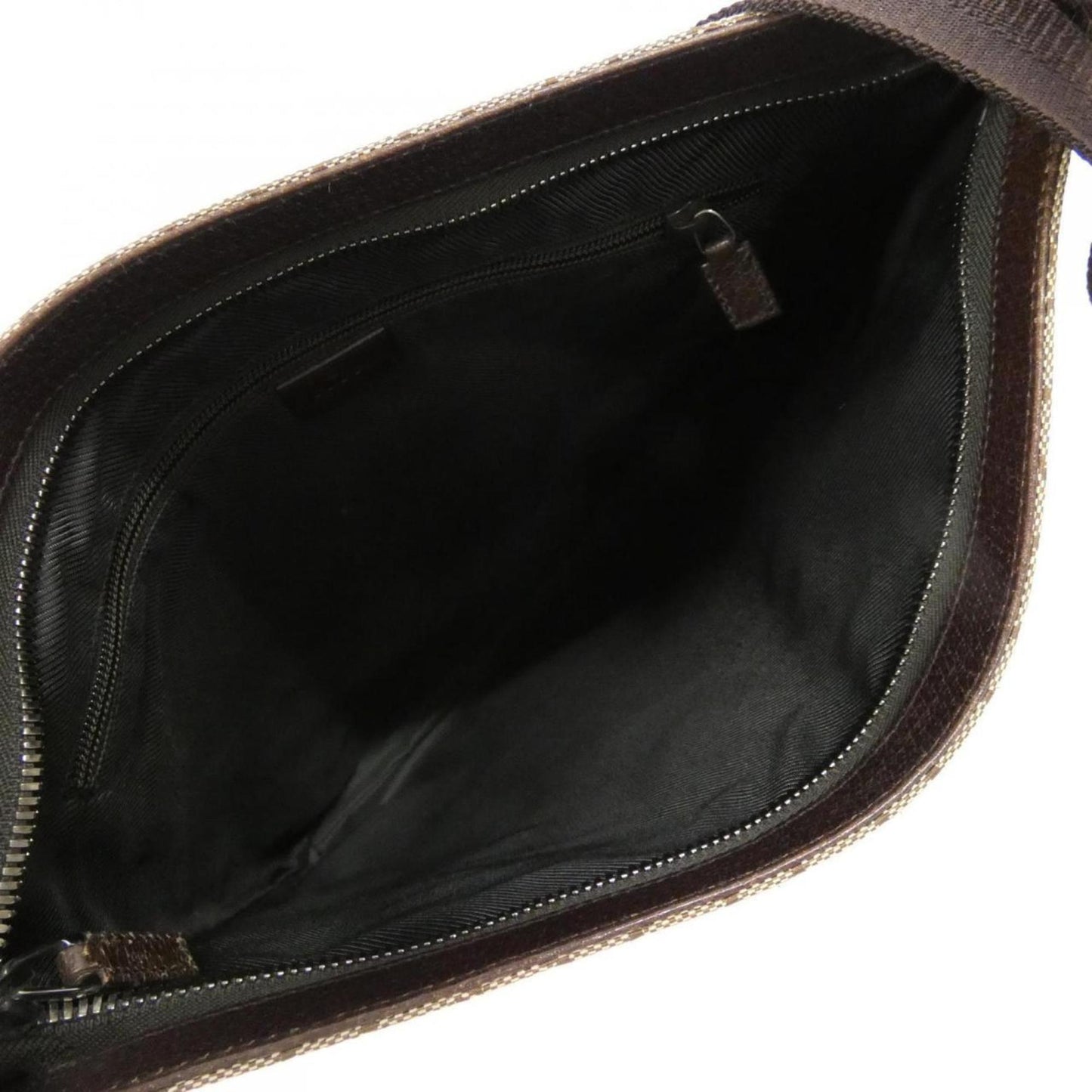 Gucci Gg Canvas Beige Dark Brown Gg Canvas Shoulder Bag