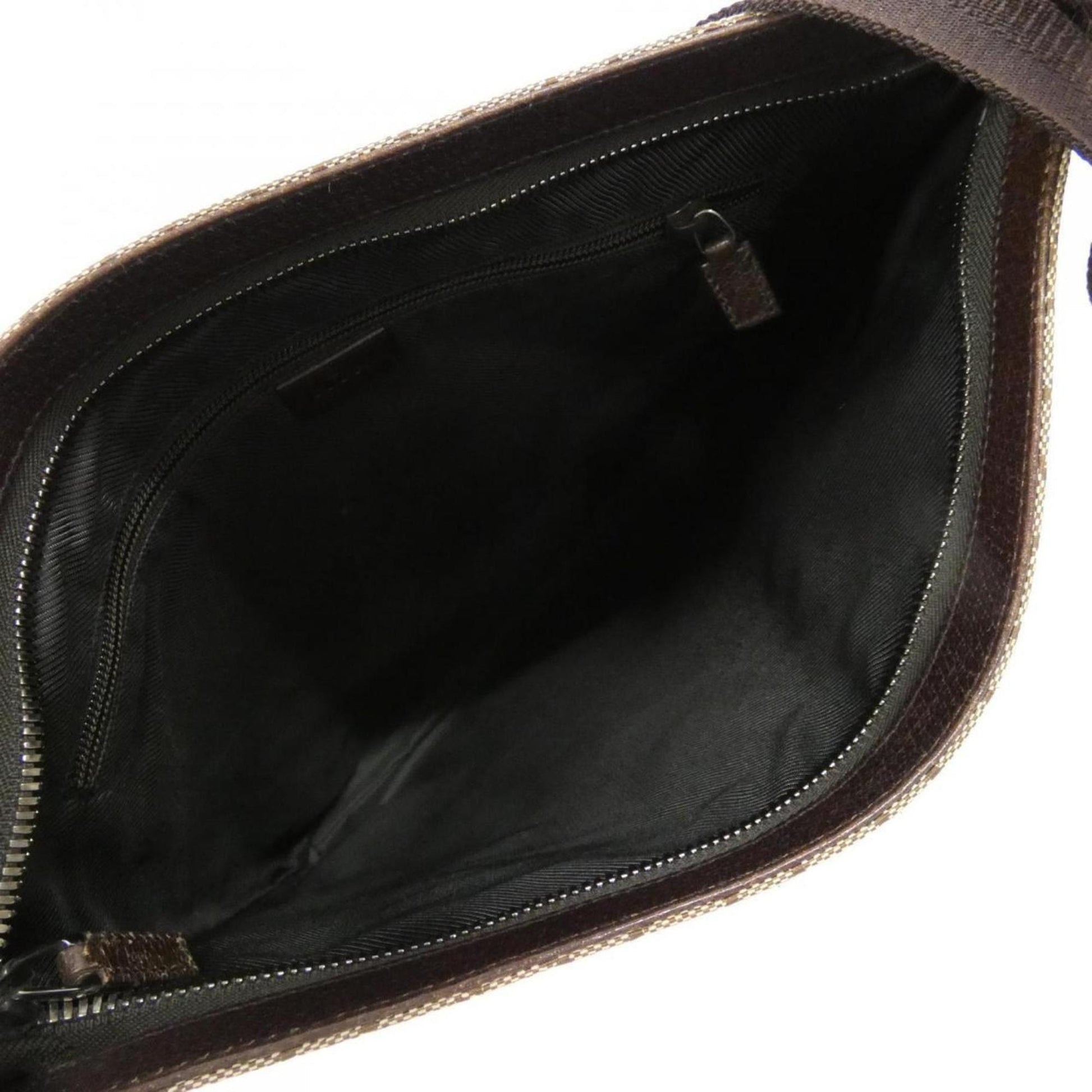 Gucci Gg Canvas Beige Dark Brown Gg Canvas Shoulder Bag