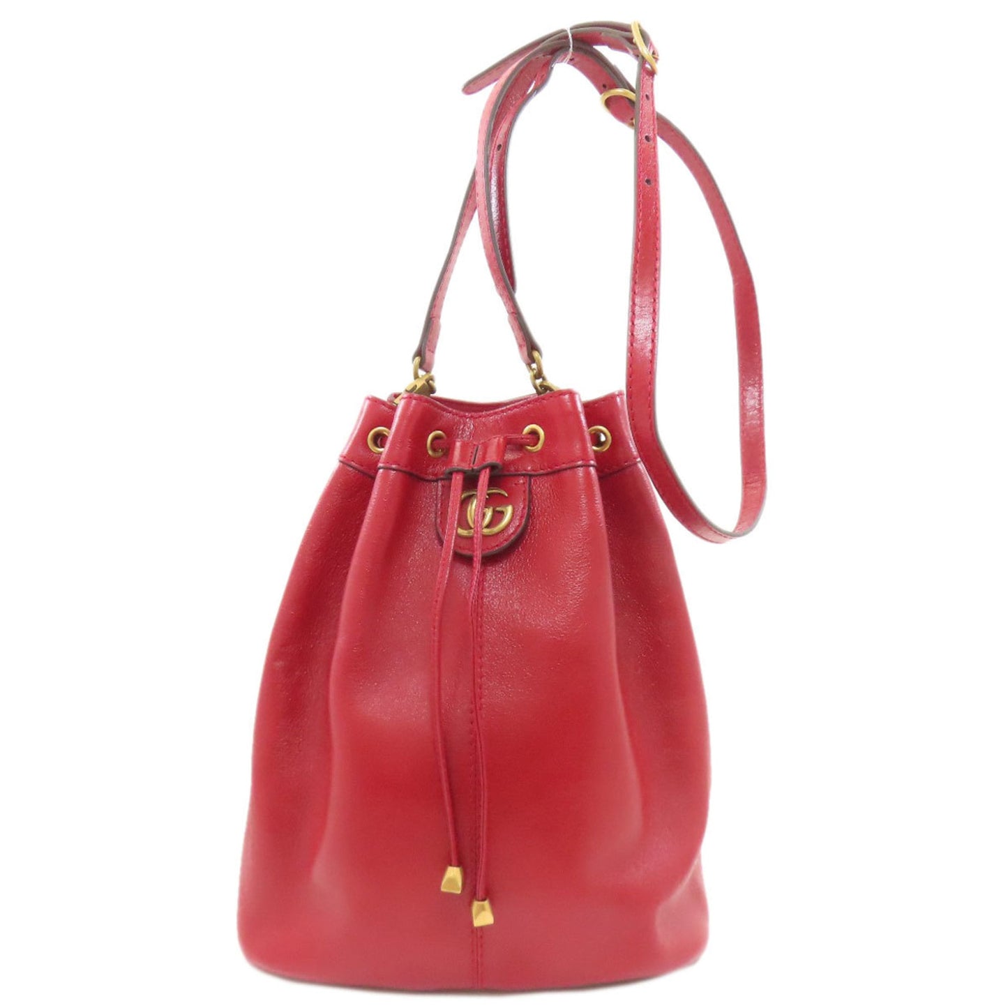 Gucci Red Color Leather Shoulder Bag