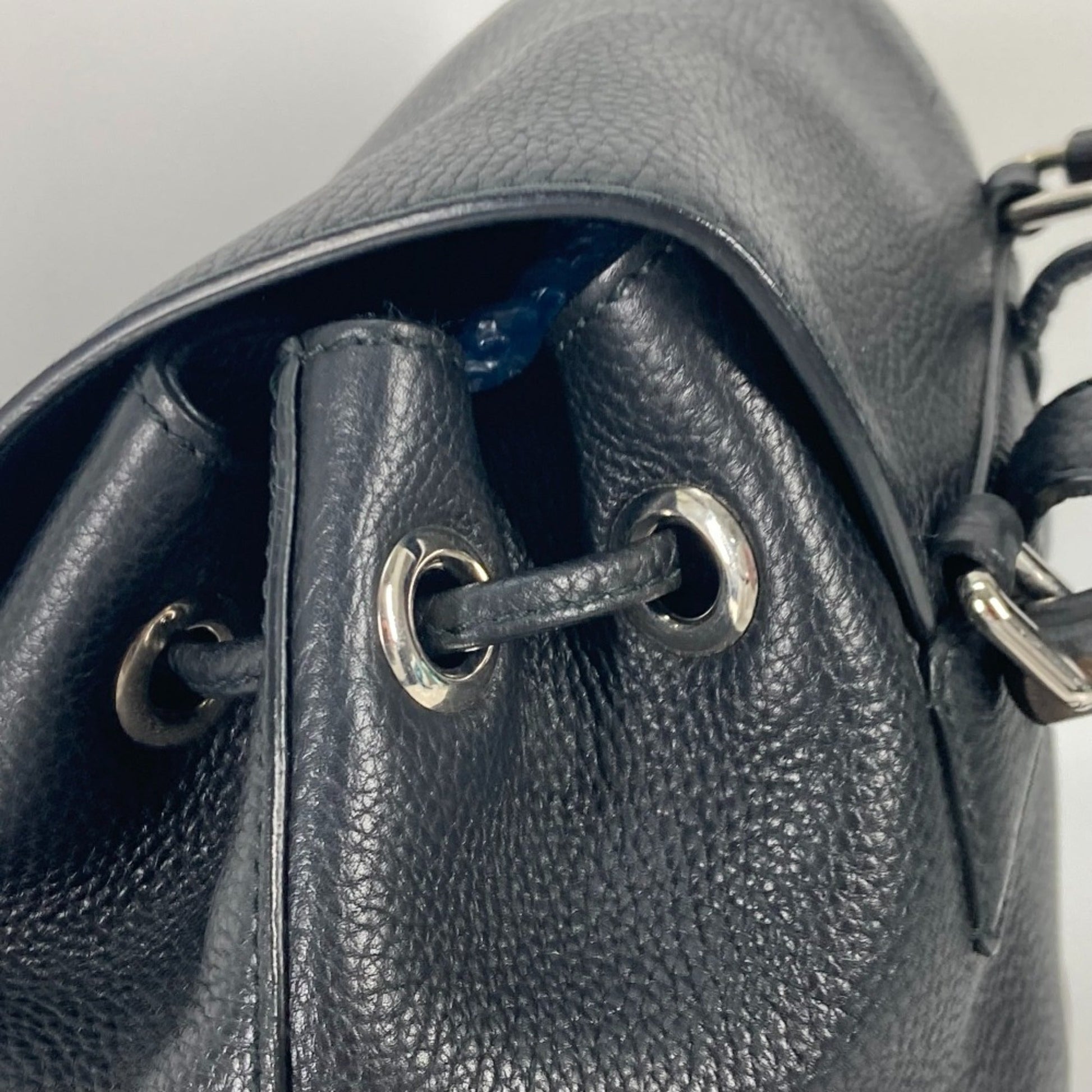 Gucci Black Leather Backpack