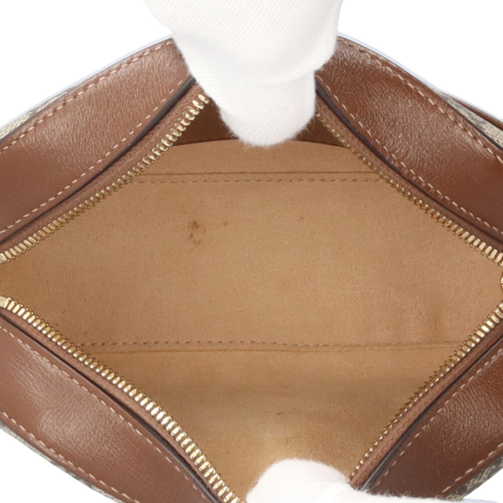 Gucci Horsebit Brown Gg Supreme Shoulder Bag